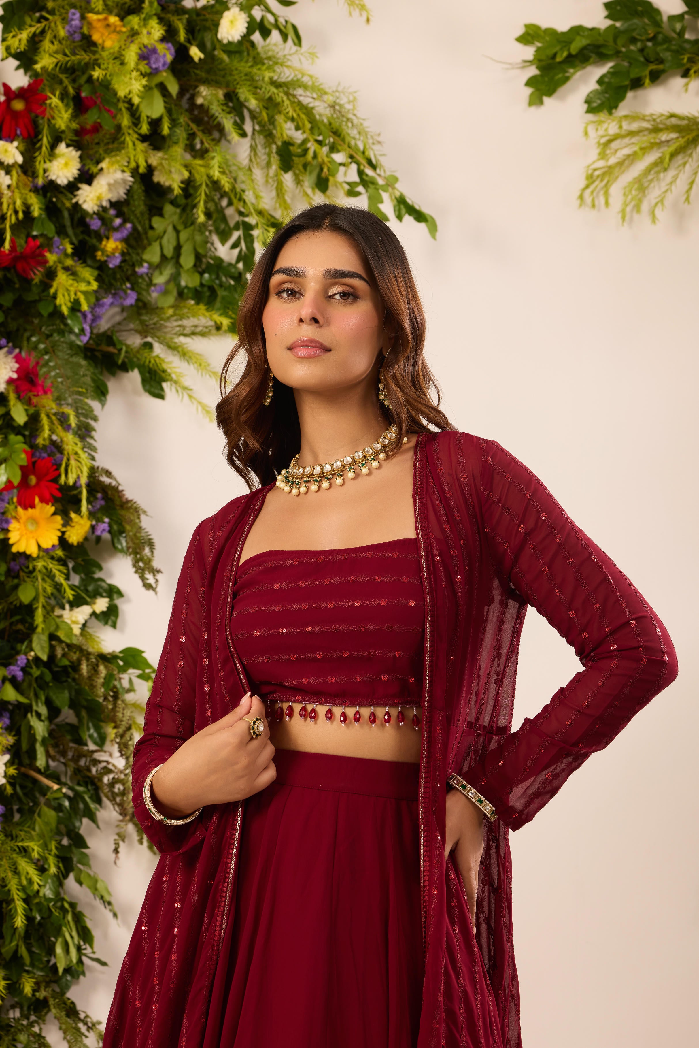 Mastaani Ruby Overlay Set