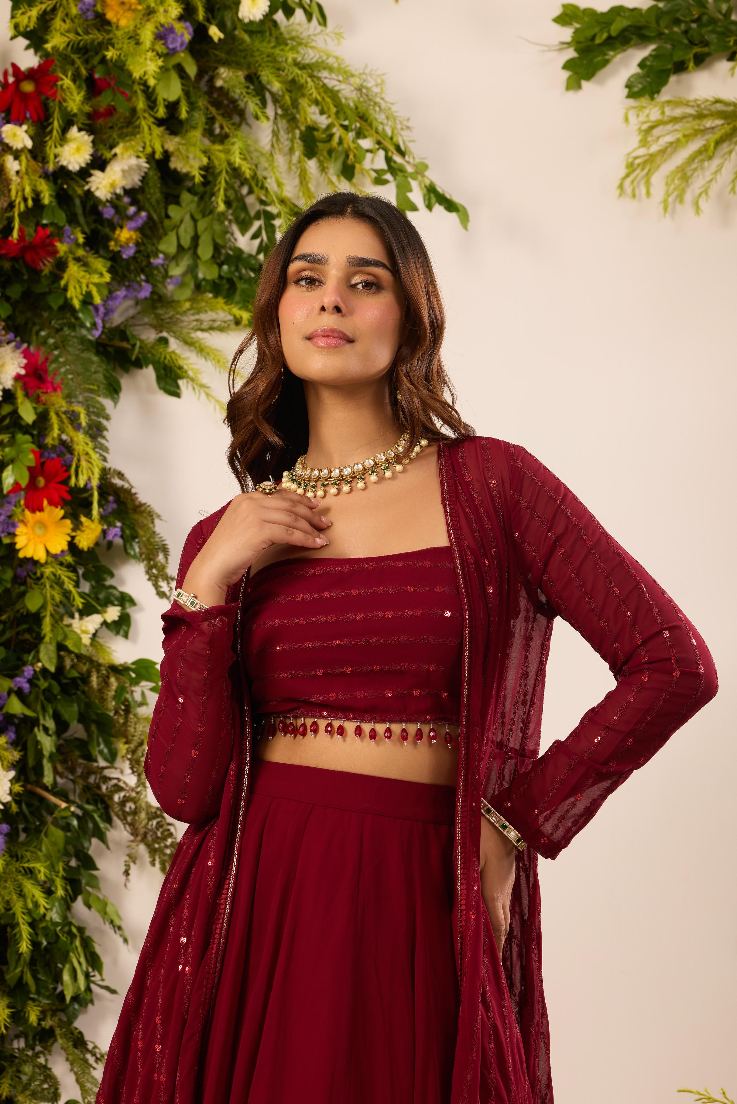 Mastaani Ruby Overlay Set