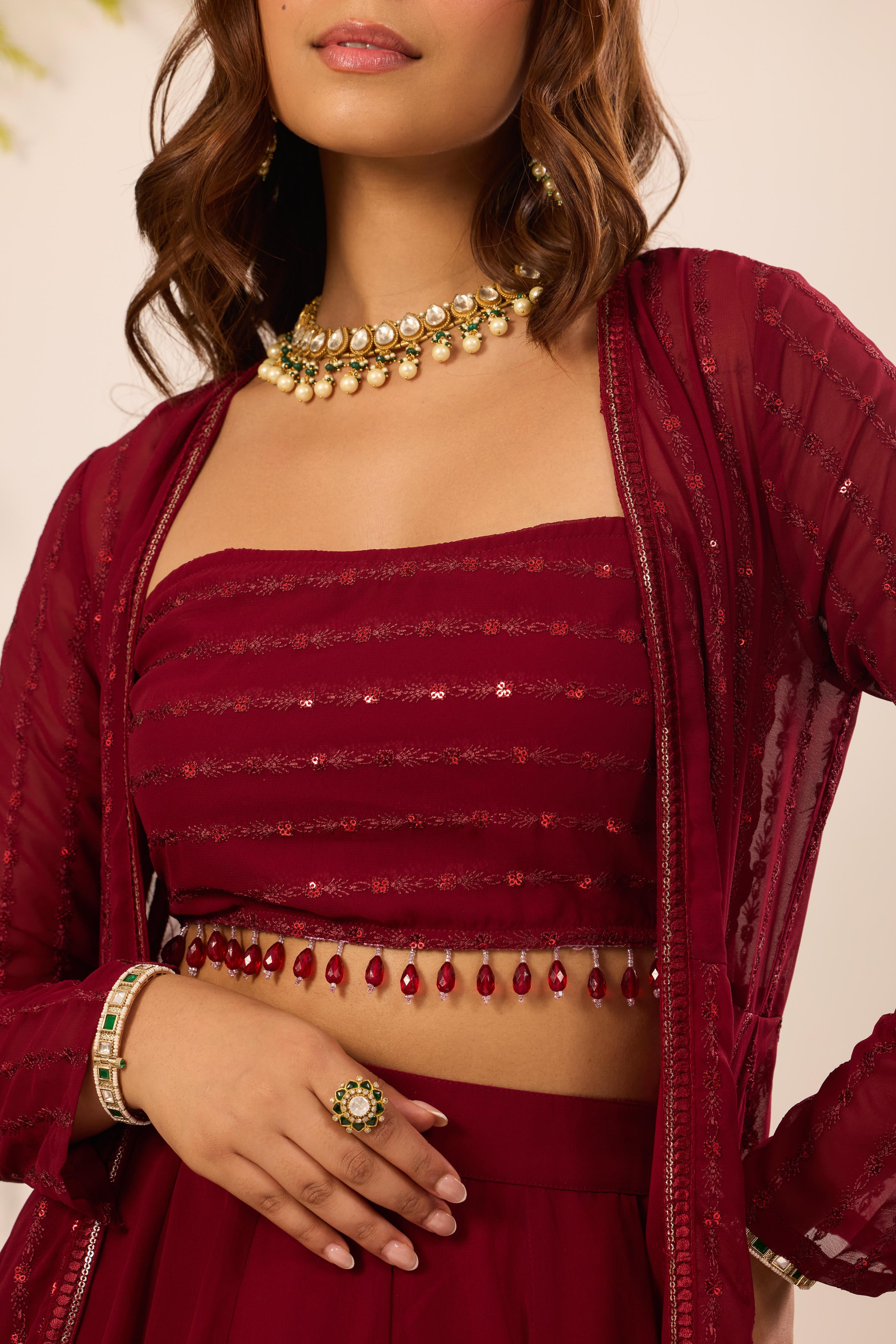 Mastaani Ruby Overlay Set