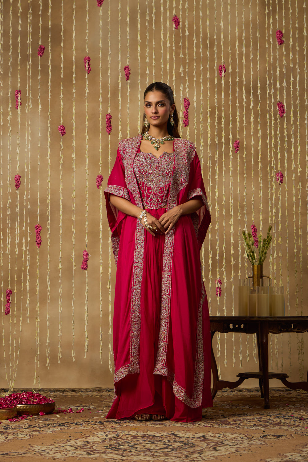 Jhoom Rani Corded Cape Set