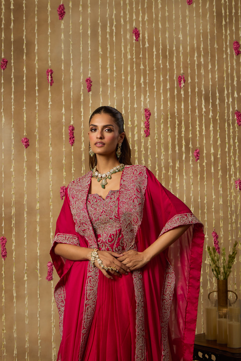Jhoom Rani Corded Cape Set