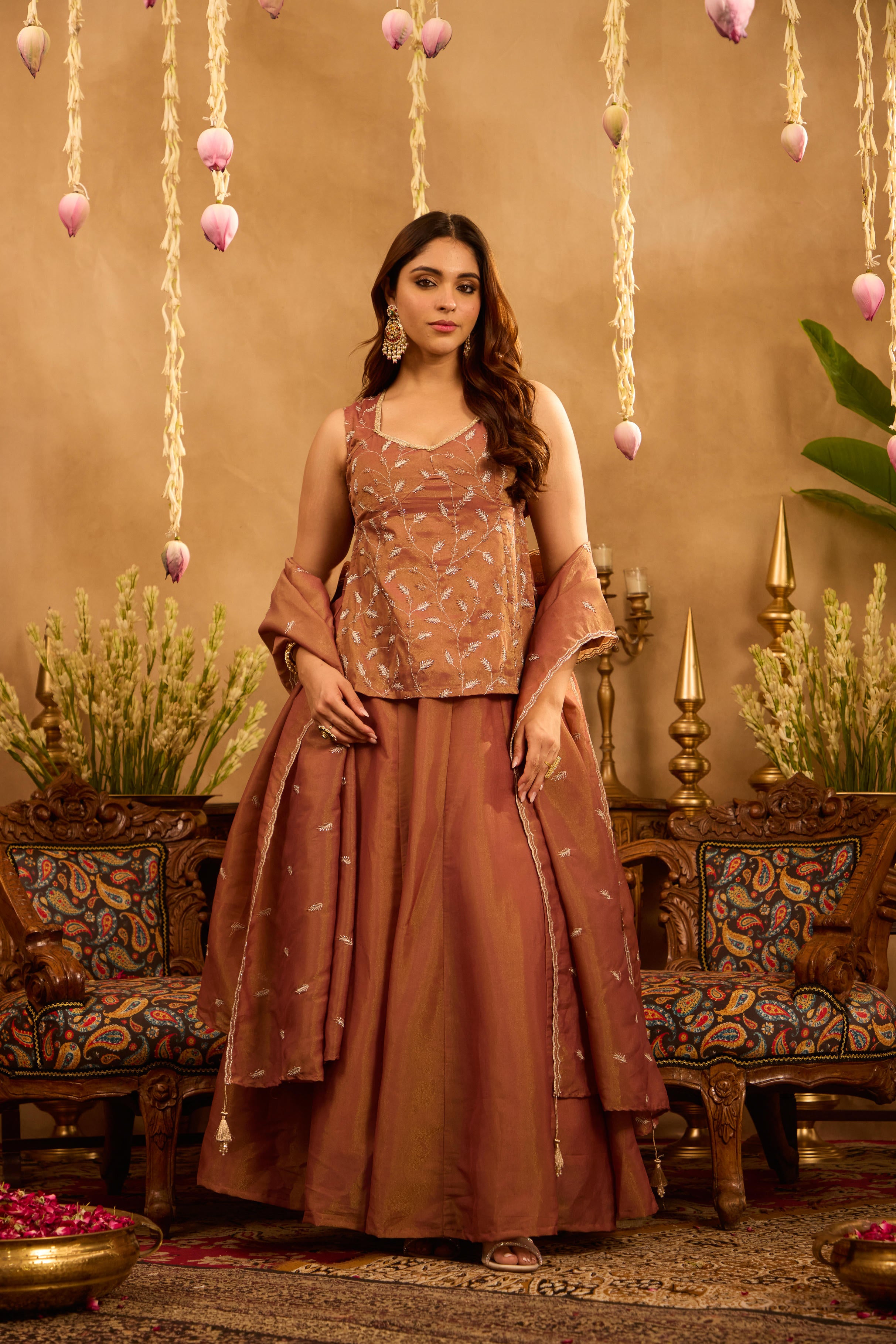 Mastaani Autumn Dust Lehenga Set
