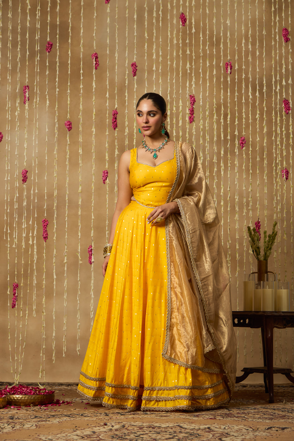 Jhoom Sunny Yellow Lehenga Set