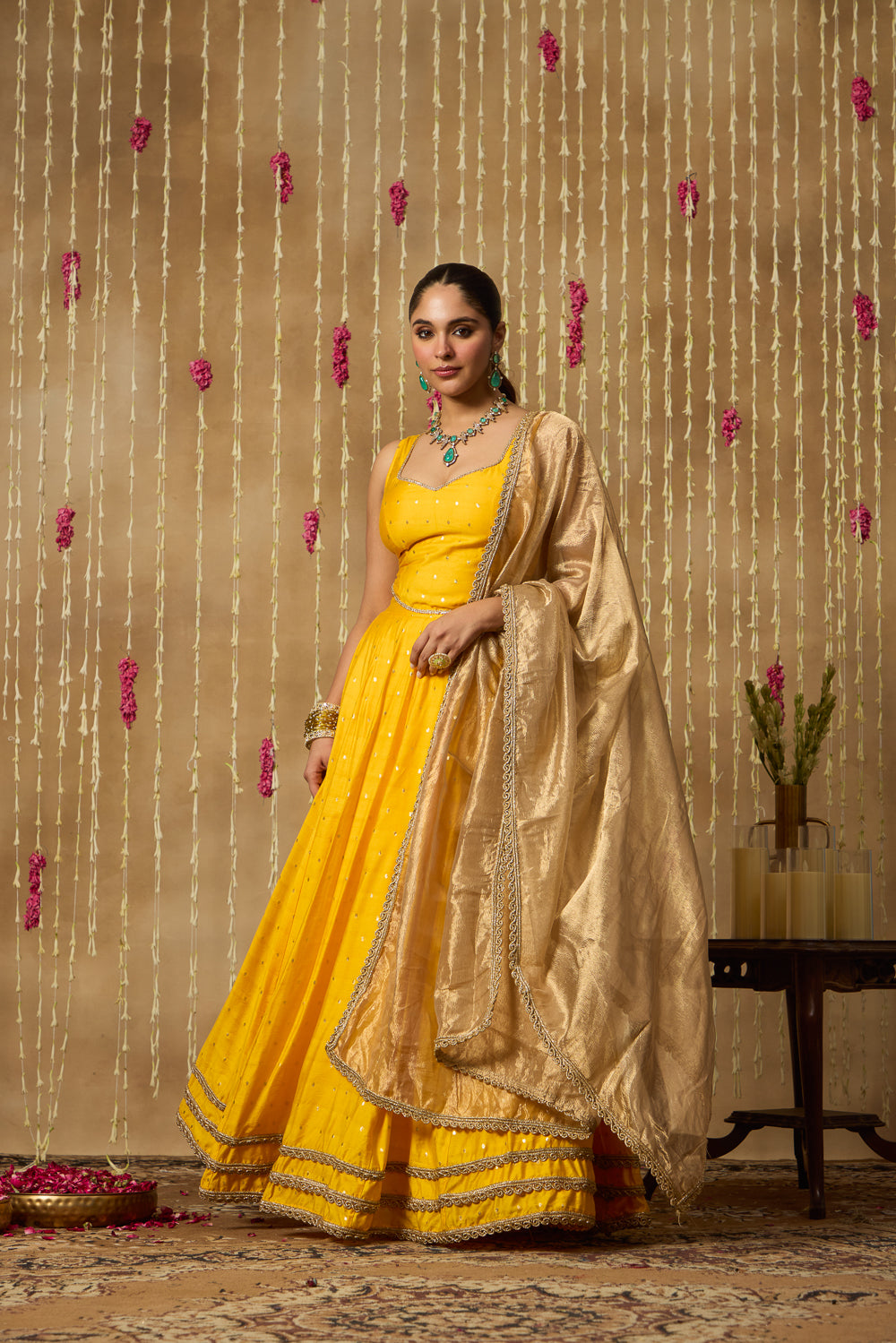 Jhoom Sunny Yellow Lehenga Set