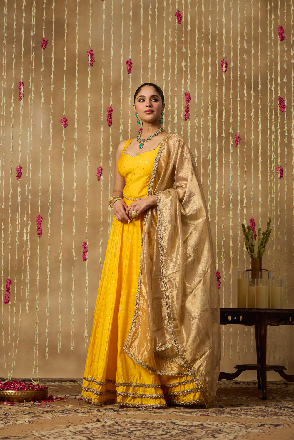 Jhoom Sunny Yellow Lehenga Set