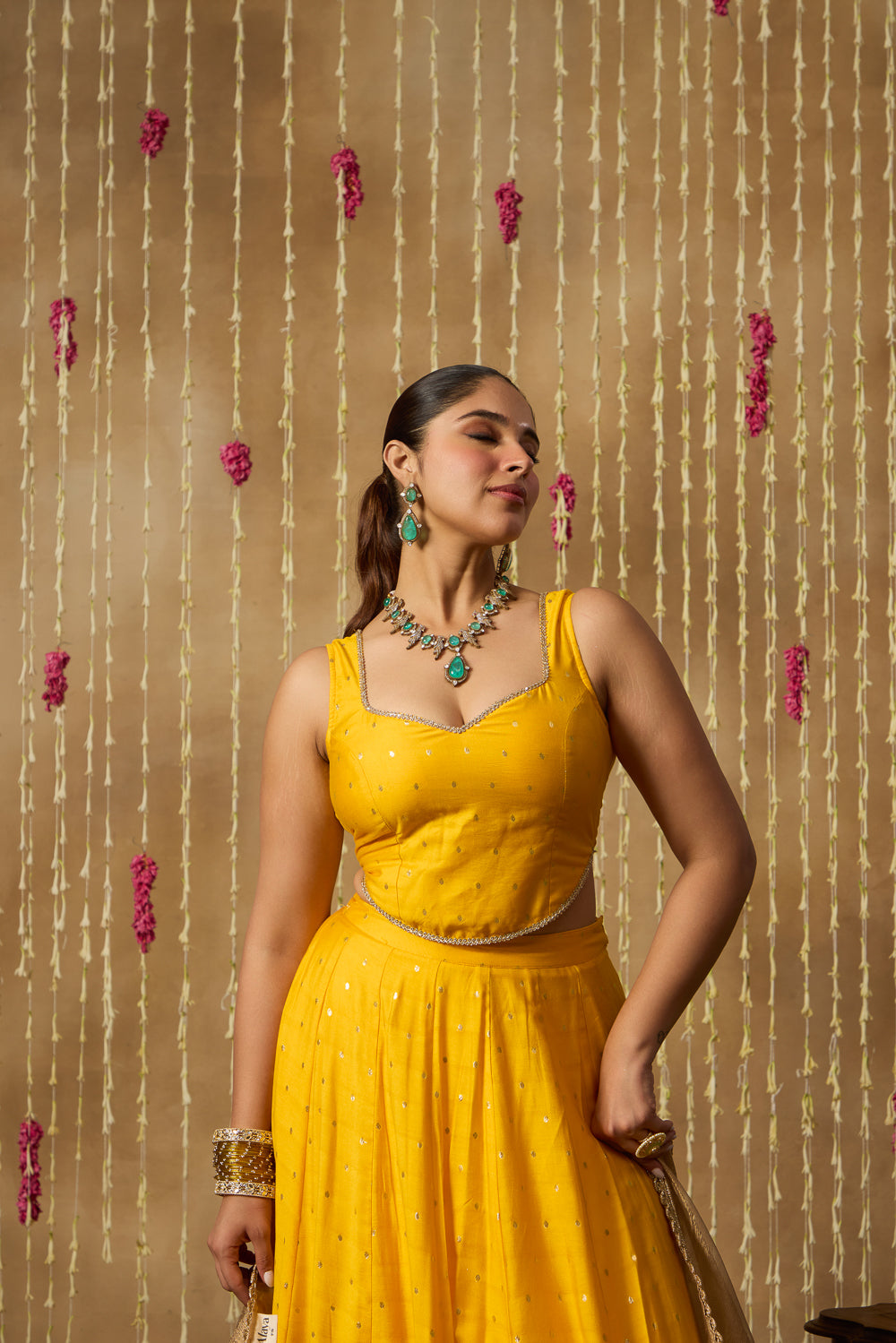 Jhoom Sunny Yellow Lehenga Set