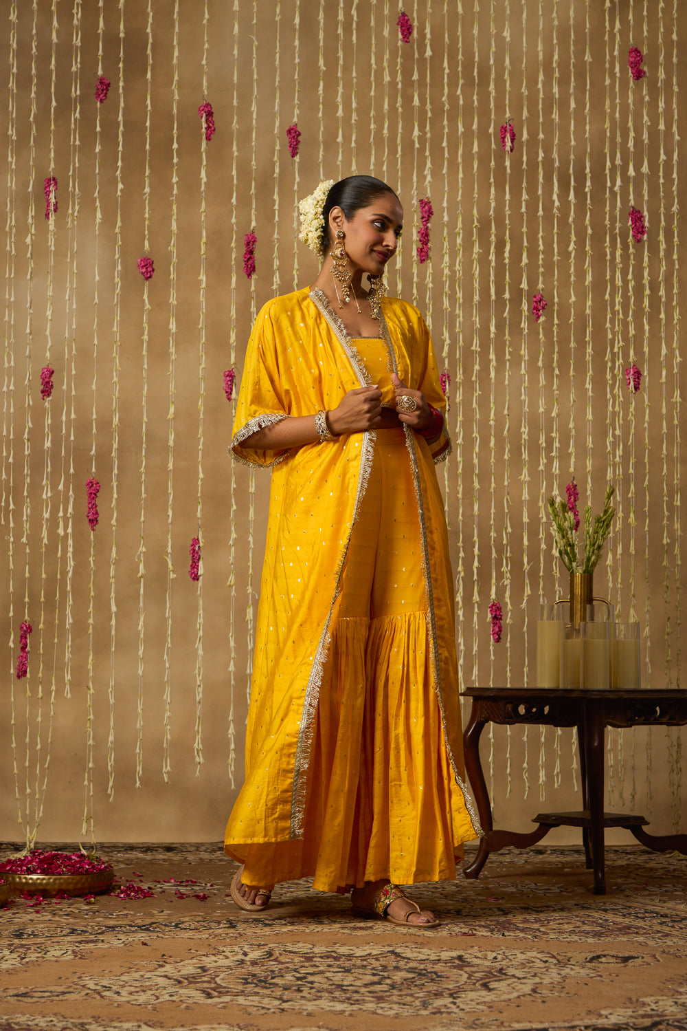 Jhoom Marigold Overlay Set