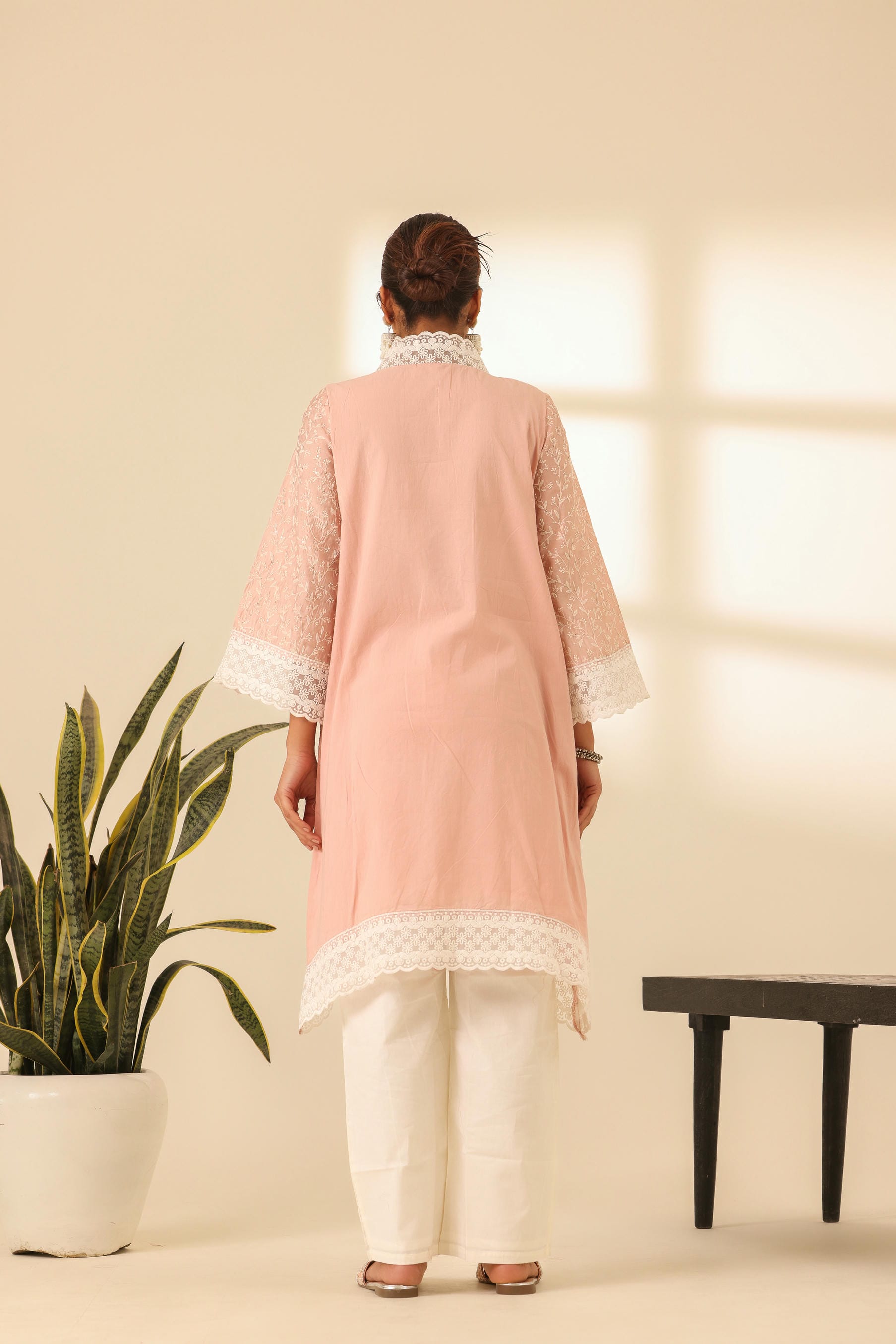 Rangrez Petal Pink Desi Tilt Kurta