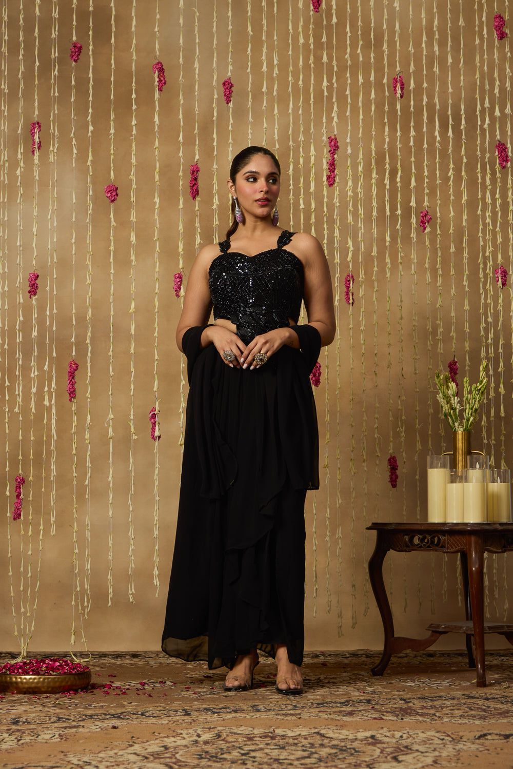 Jhoom Black Asymmetric Fusion Set