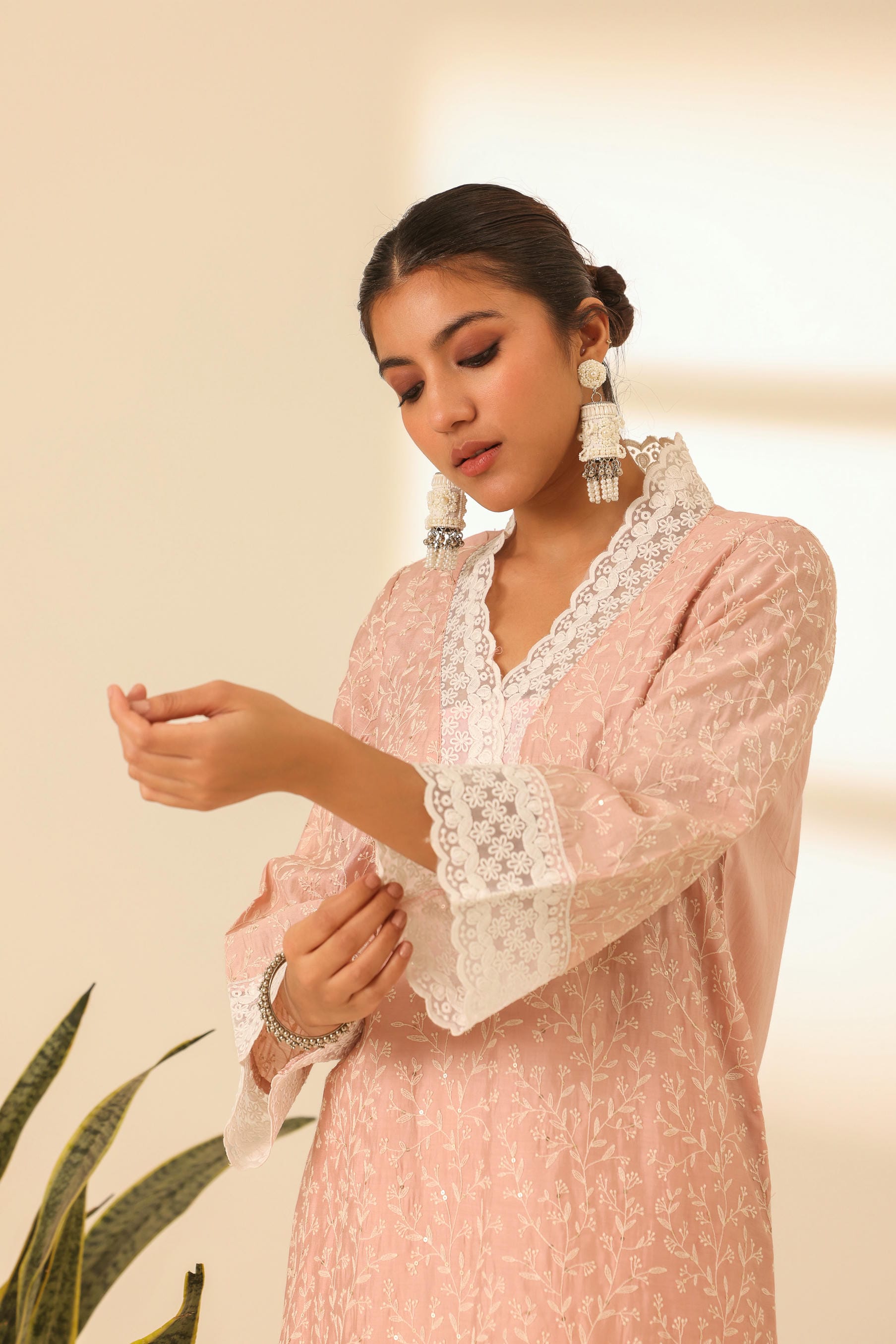 Rangrez Petal Pink Desi Tilt Kurta