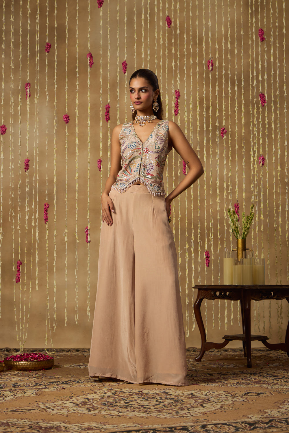 Jhoom Sand Floral Fusion Set