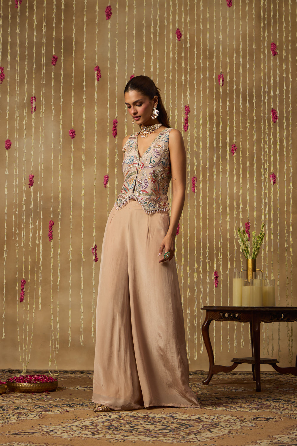 Jhoom Sand Floral Fusion Set