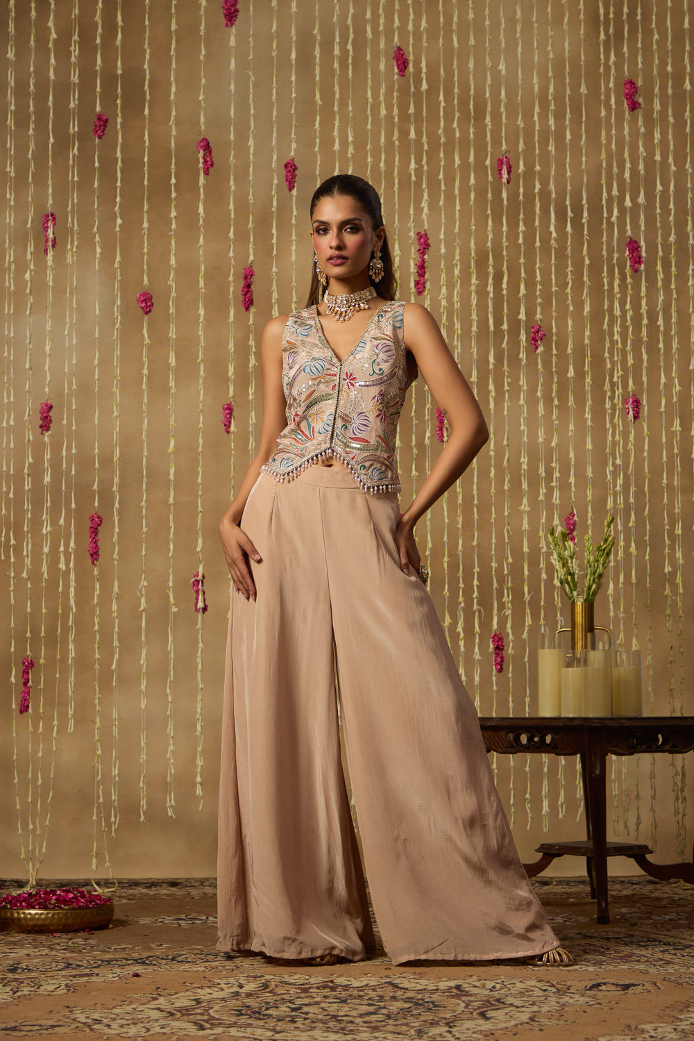 Jhoom Sand Floral Fusion Set