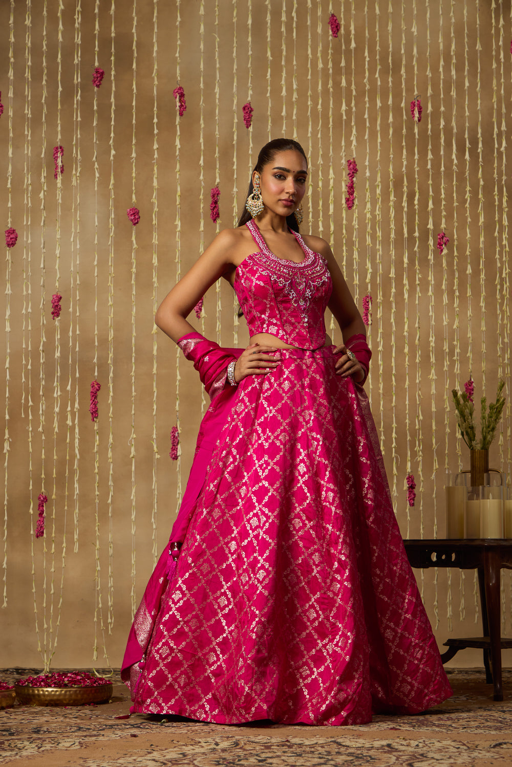 Jhoom Rani Shimmer Lehenga Set