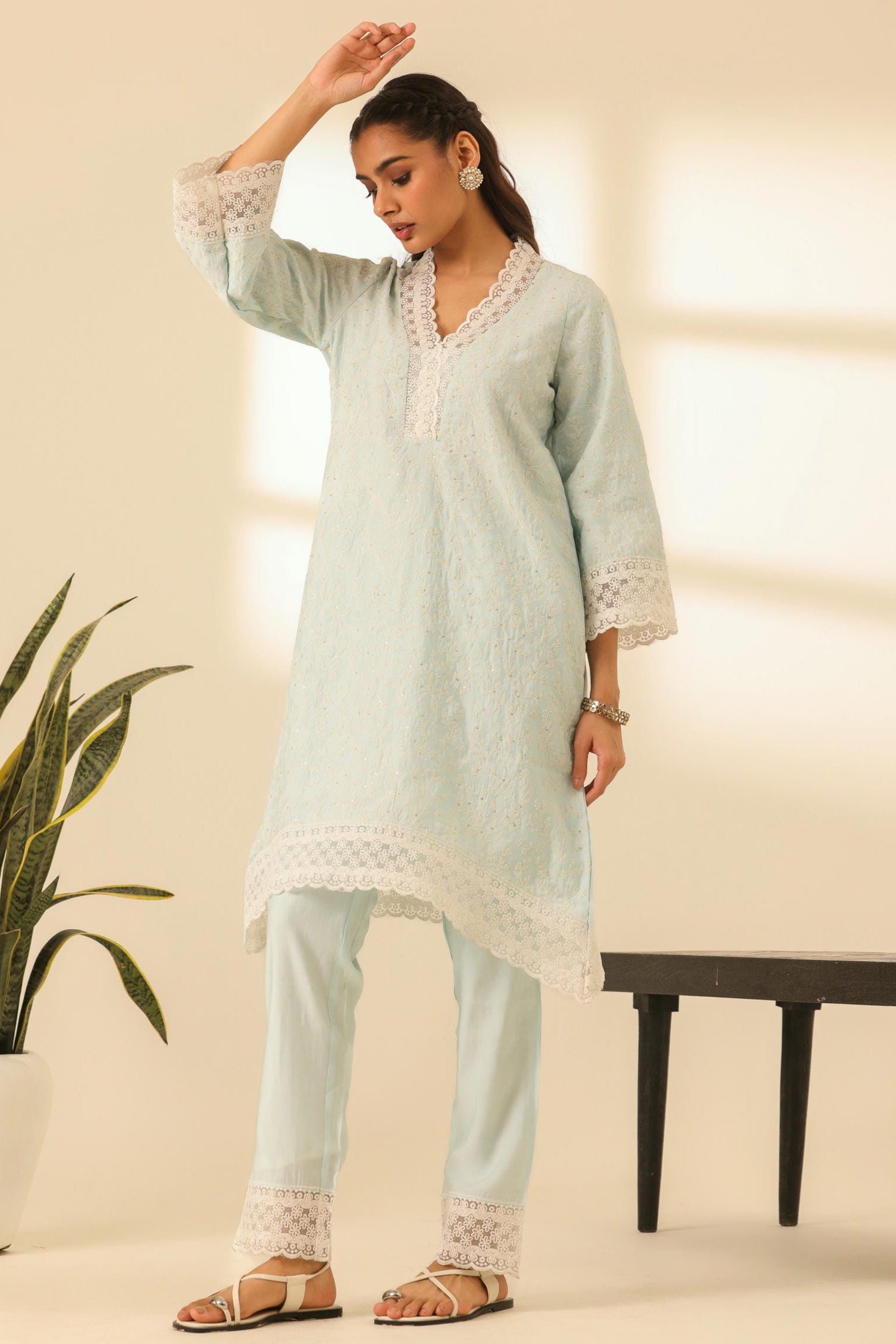 Rangrez Sky Kiss Straight Pant