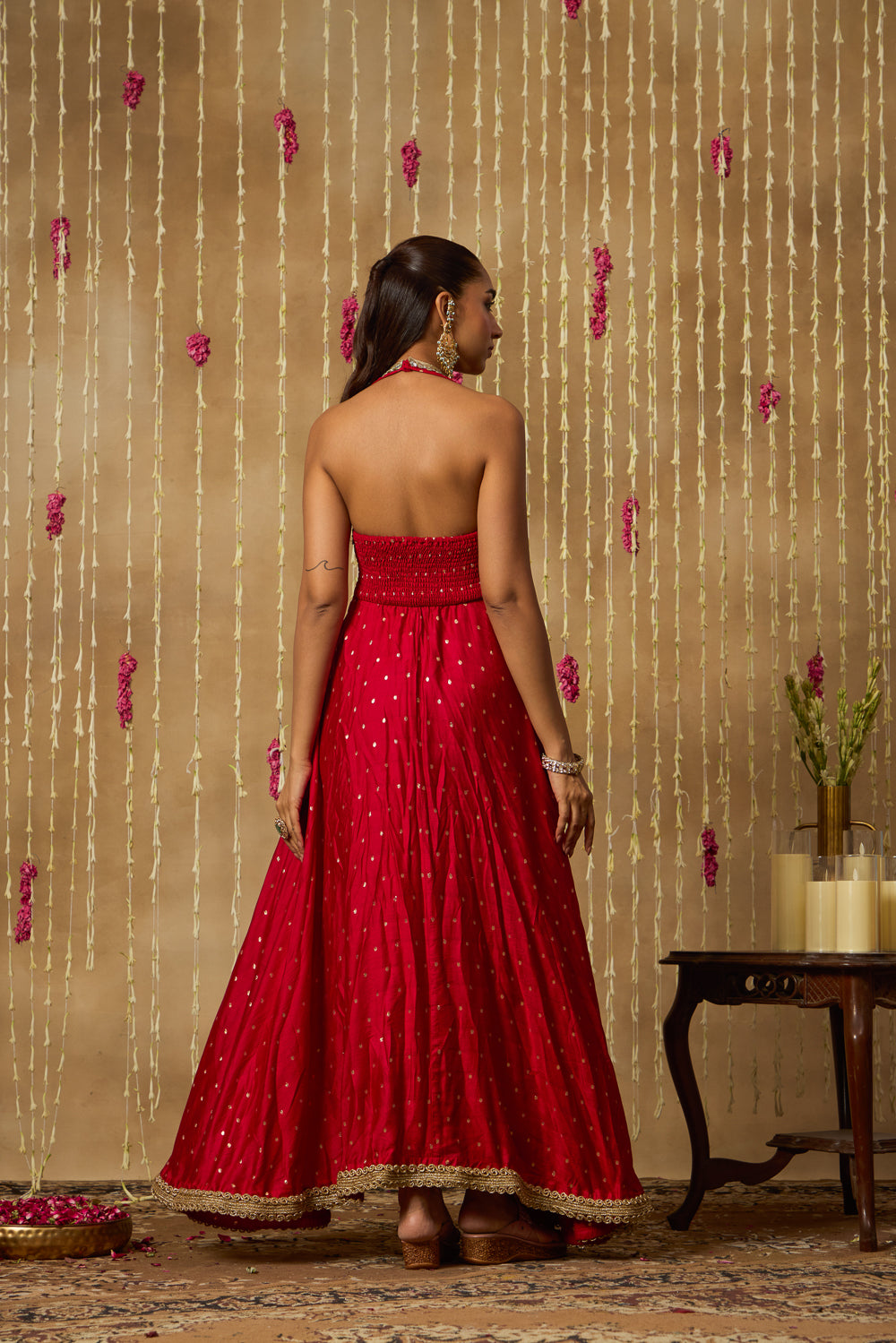 Jhoom Ruby Jewel Anarkali Set
