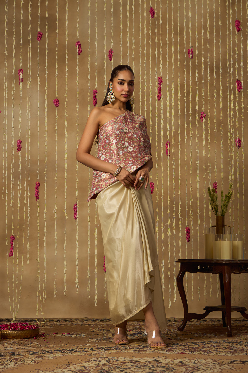 Jhoom Vintage Rose Drape Set