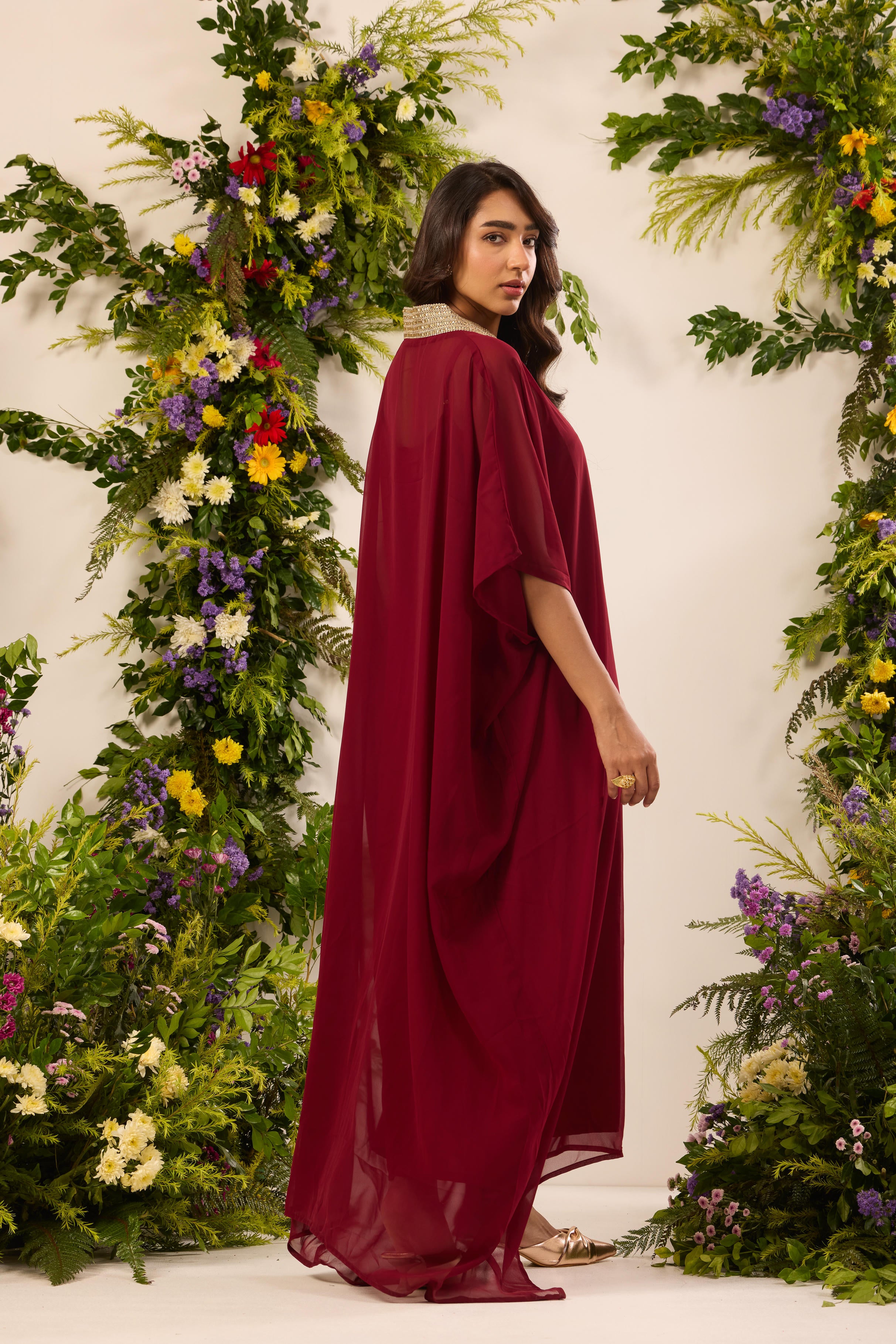 Mastaani Ruby Kaftan