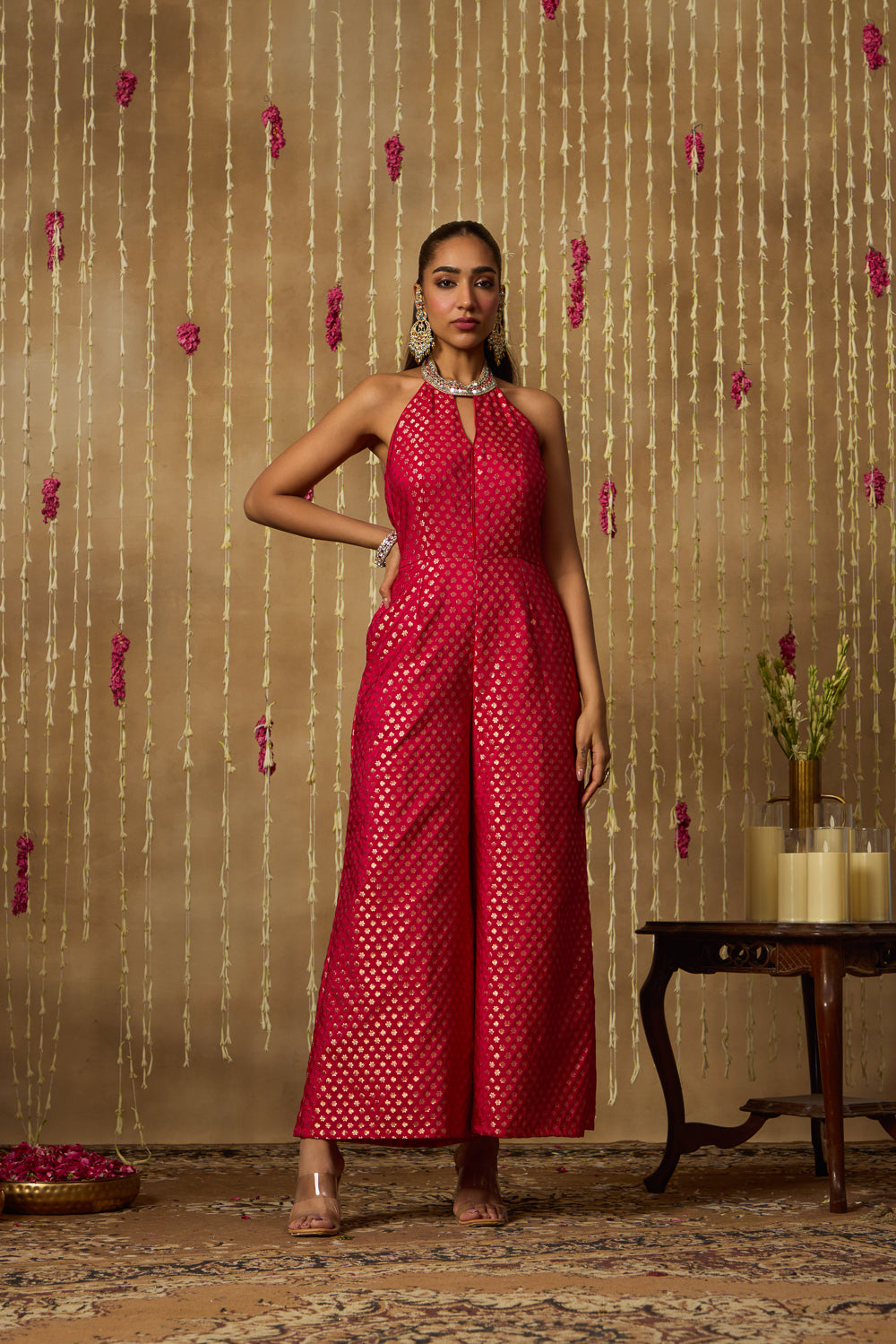 Jhoom Rani Brocade Jumpsuit