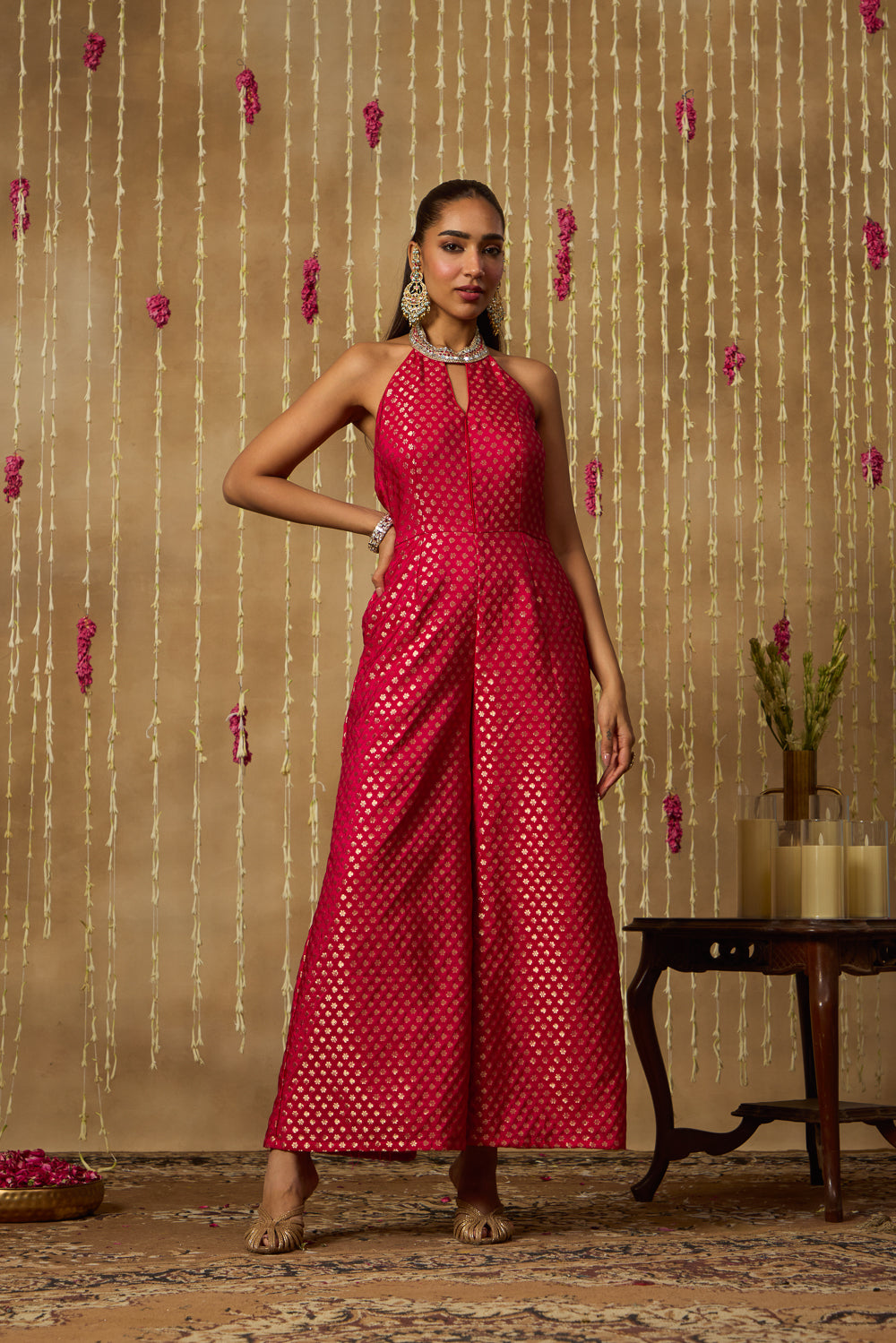 Jhoom Rani Brocade Jumpsuit