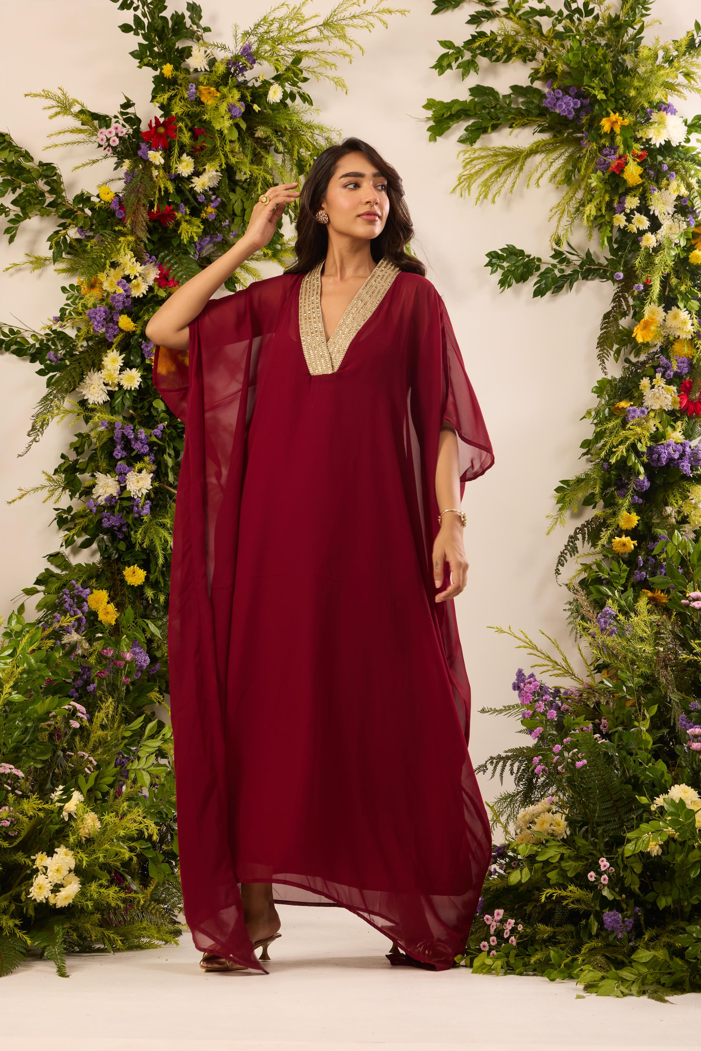 Mastaani Ruby Kaftan
