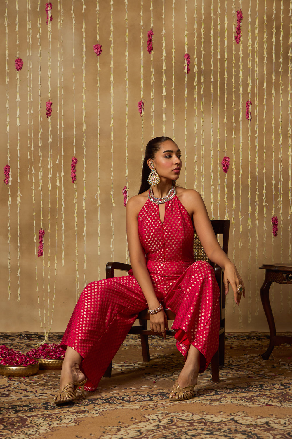 Jhoom Rani Brocade Jumpsuit
