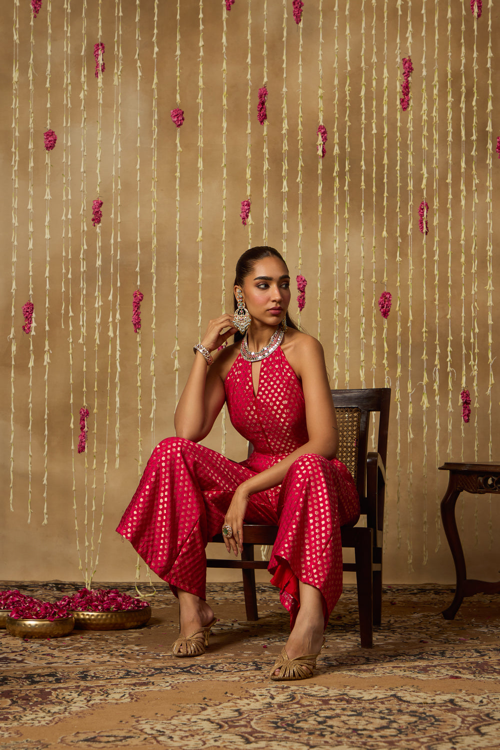 Jhoom Rani Brocade Jumpsuit