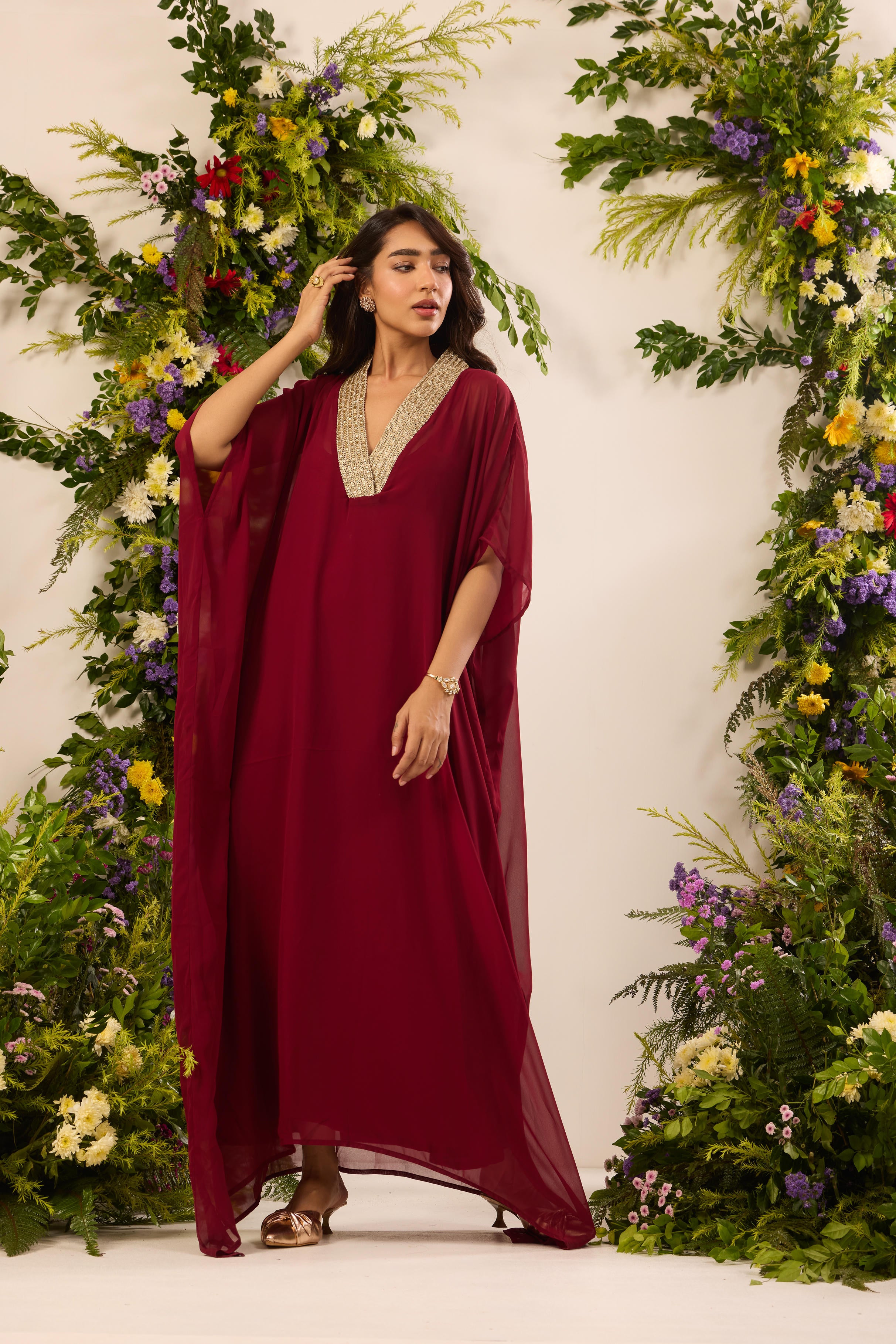 Mastaani Ruby Kaftan