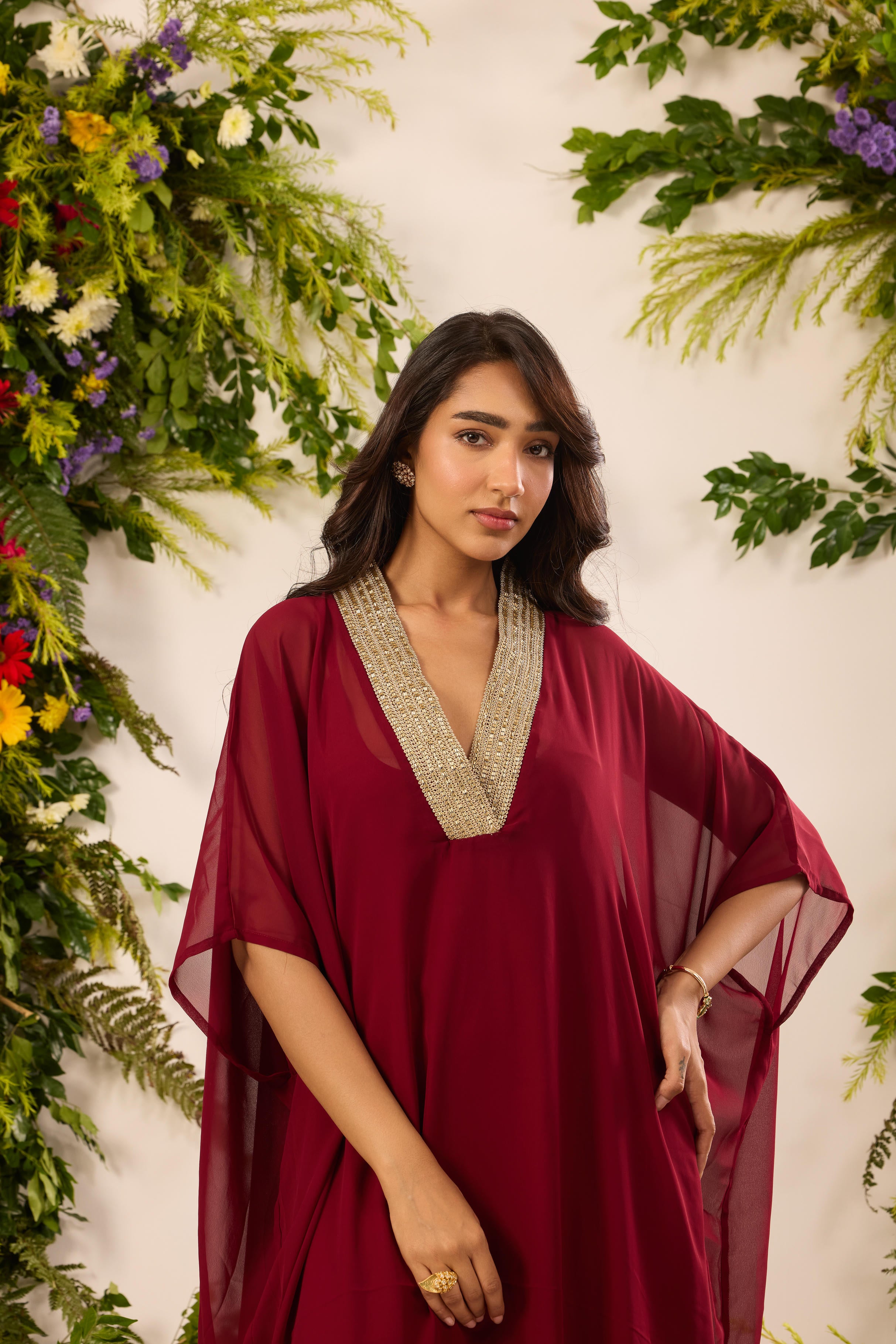 Mastaani Ruby Kaftan