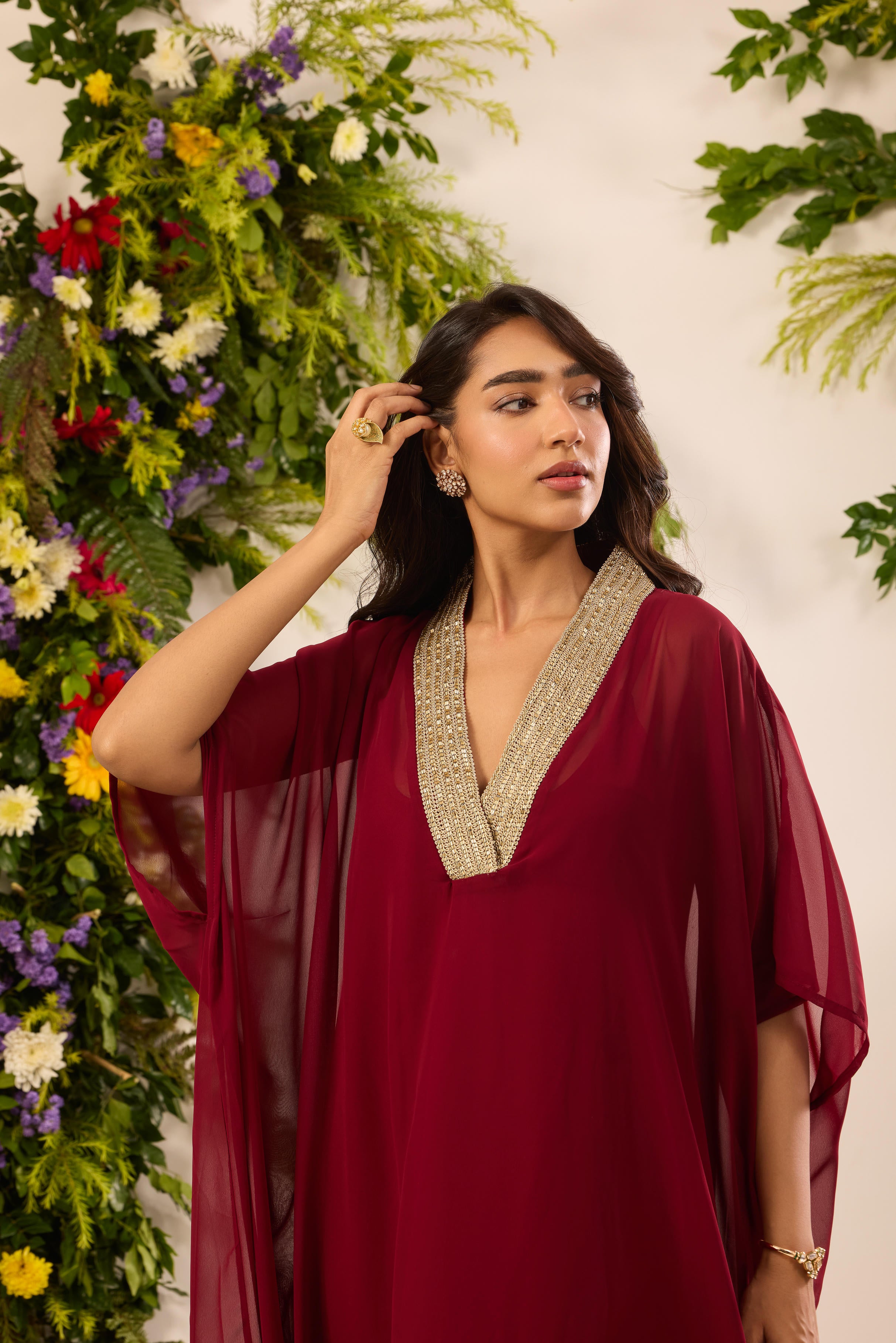 Mastaani Ruby Kaftan