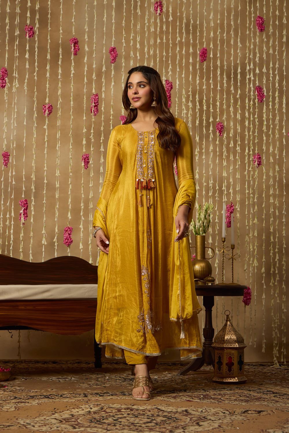 Jhoom Amber Bloom Anarkali Set