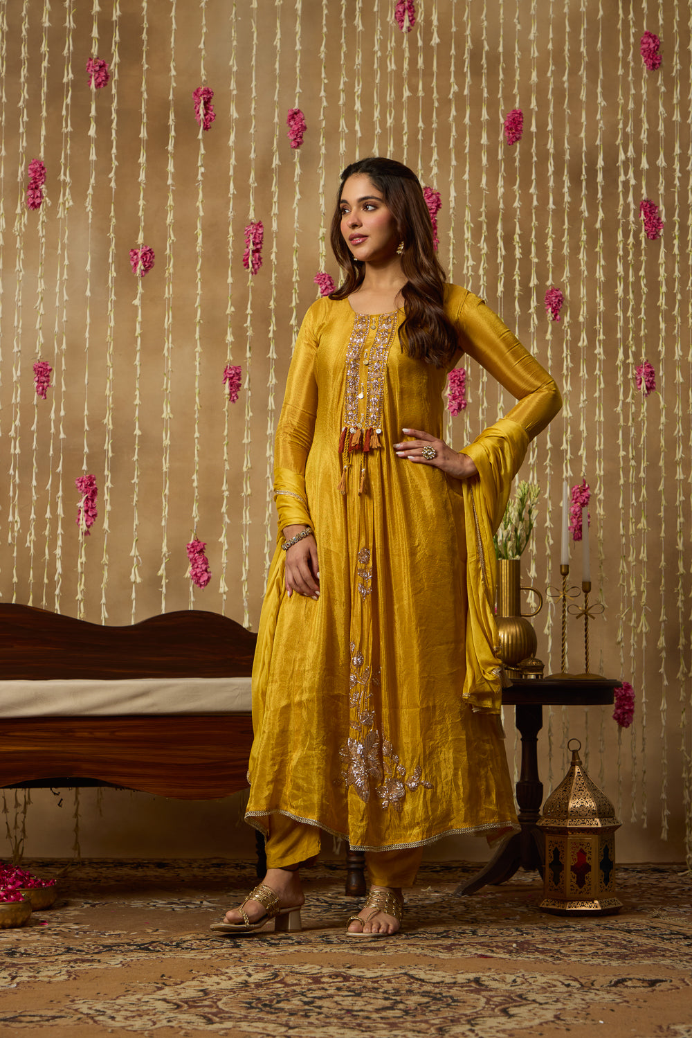 Jhoom Amber Bloom Anarkali Set