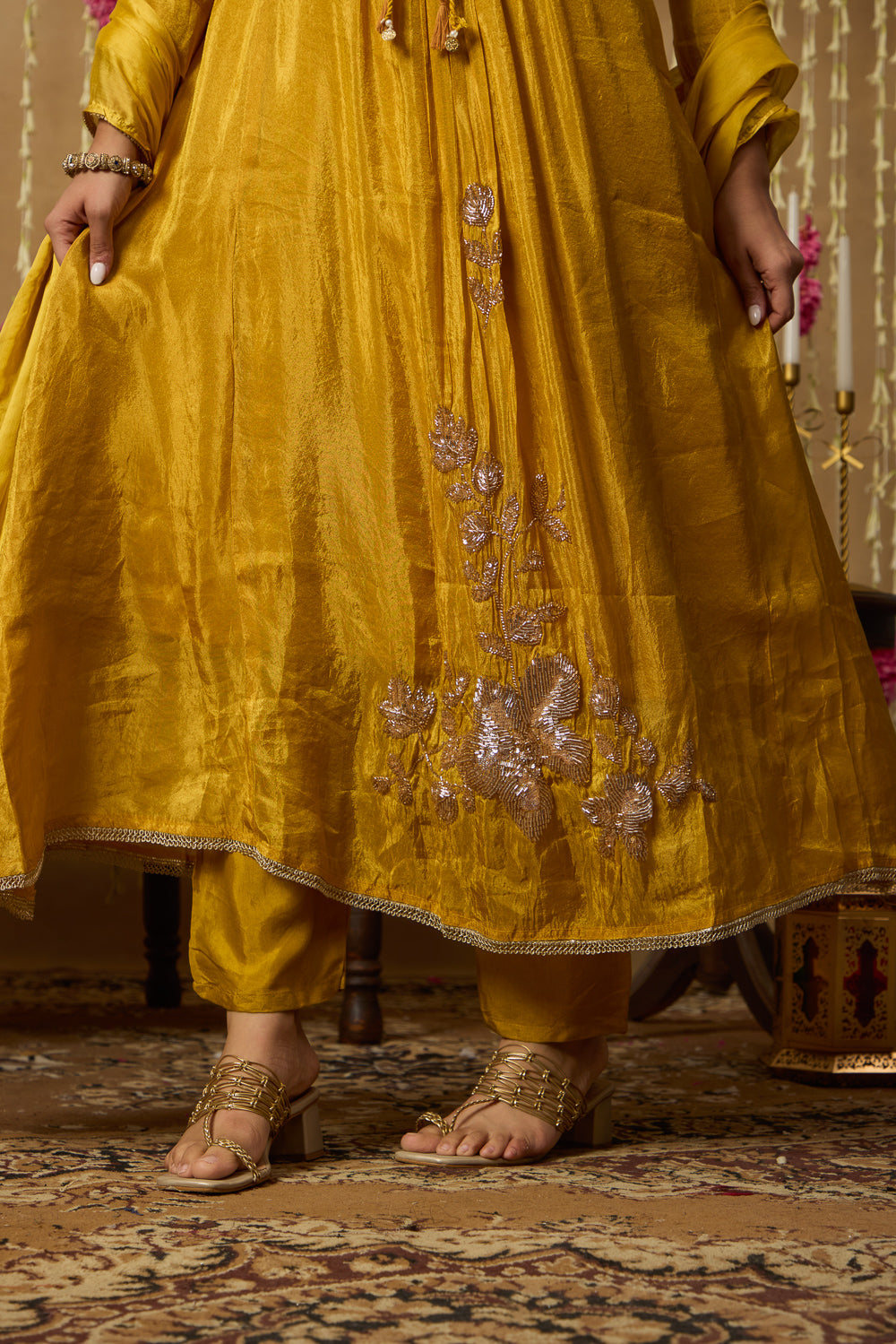 Jhoom Amber Bloom Anarkali Set