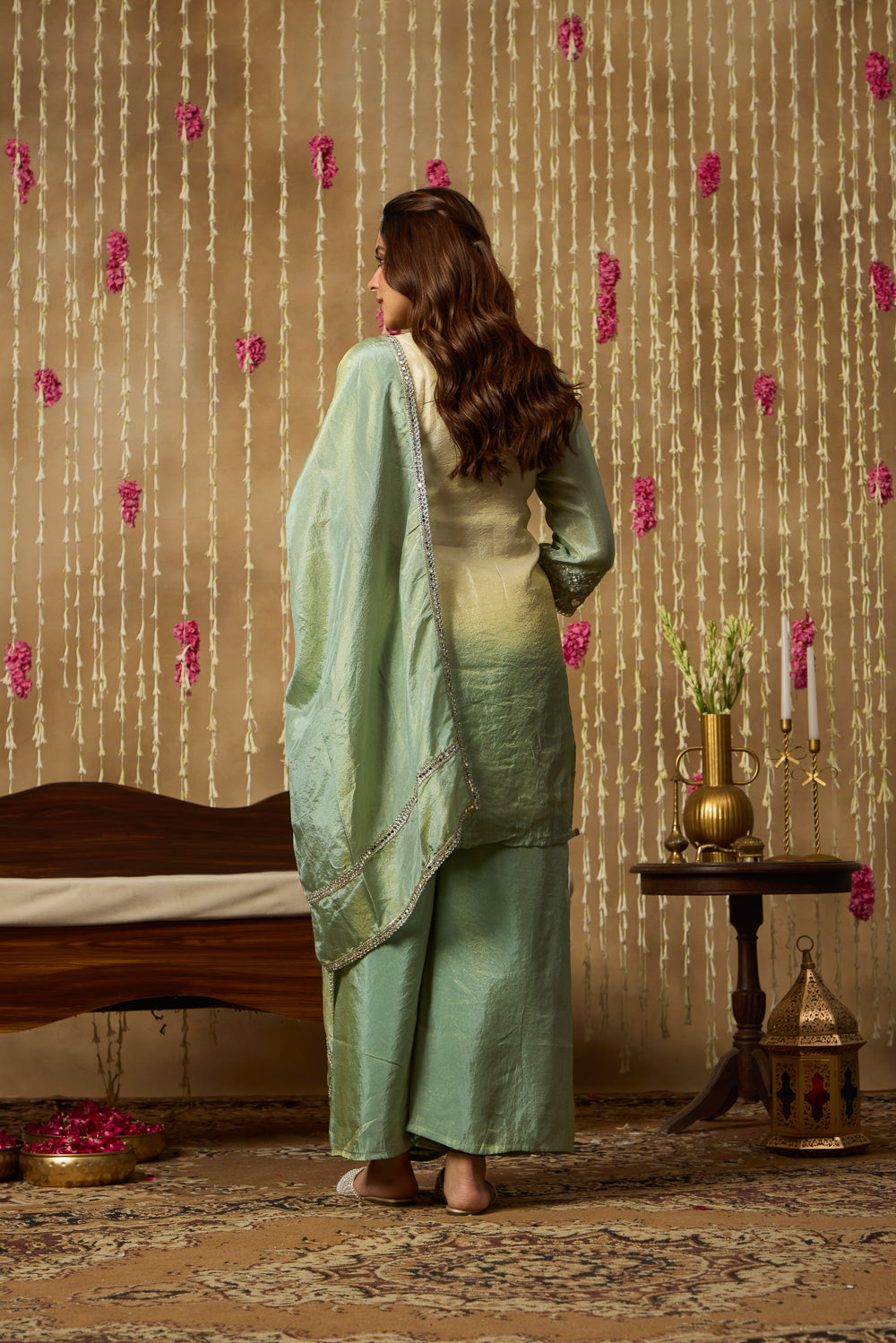 Jhoom Ombre Mirror Kurta Set