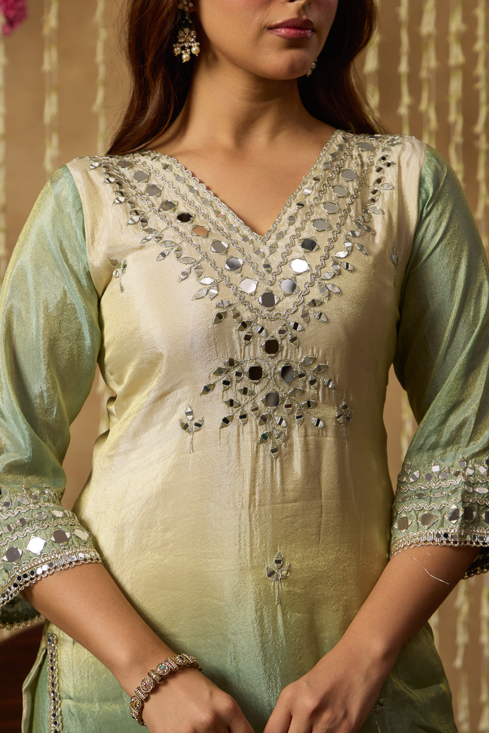 Jhoom Ombre Mirror Kurta Set