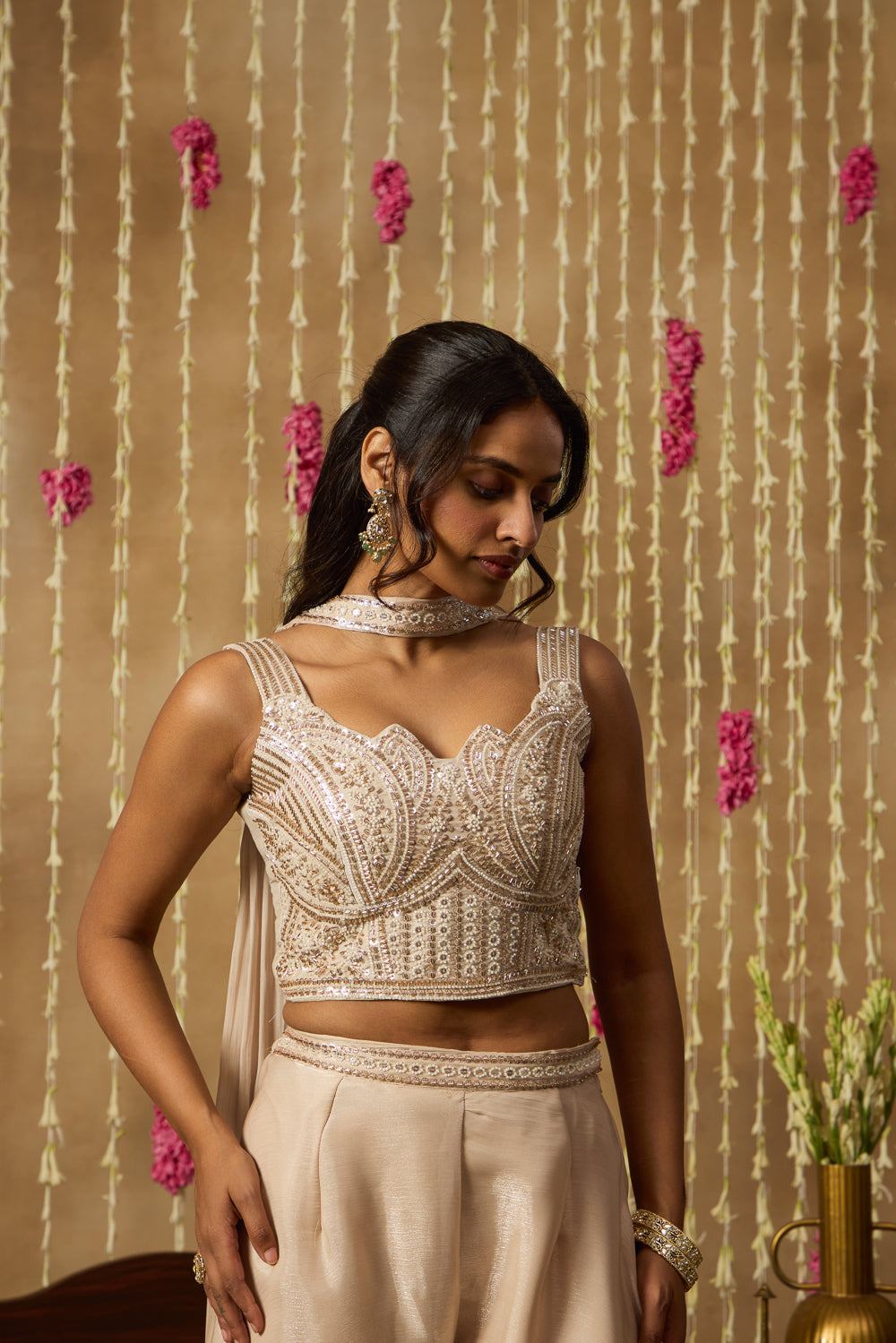 Jhoom Champagne Sequin Fusion Set