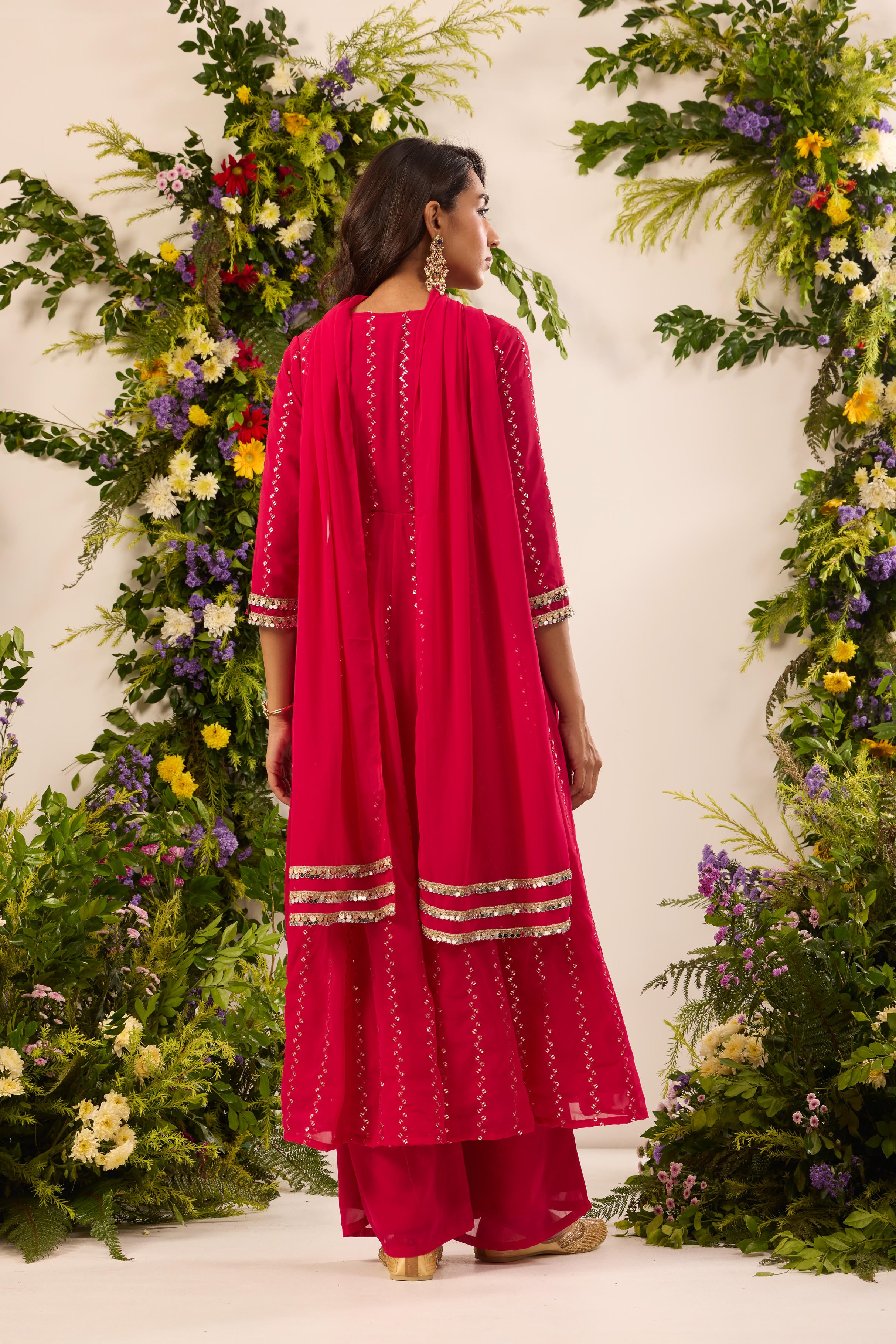 Mastaani Rani Mirror Anarkali Set