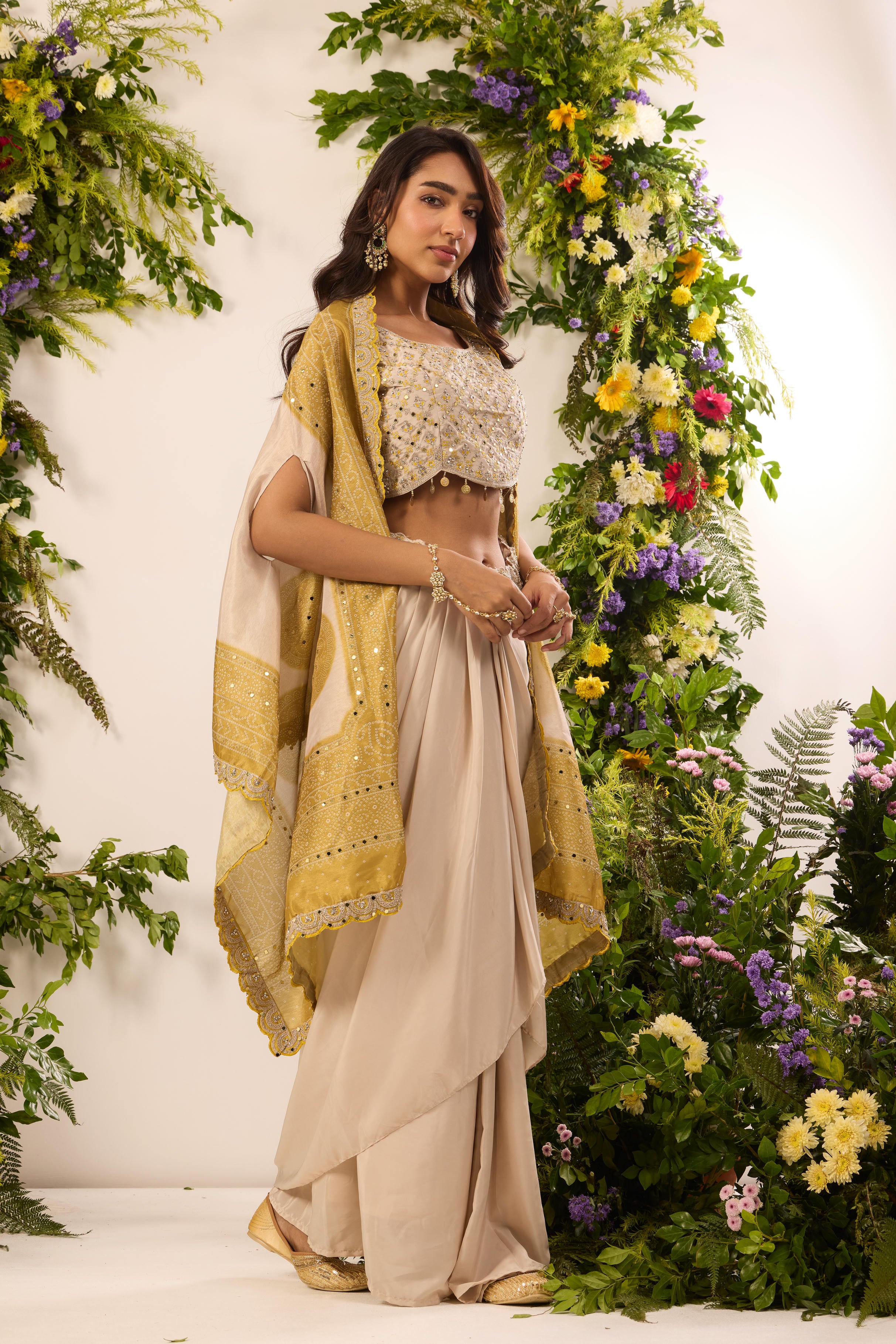 Mastaani Pearl Fern Cape Set