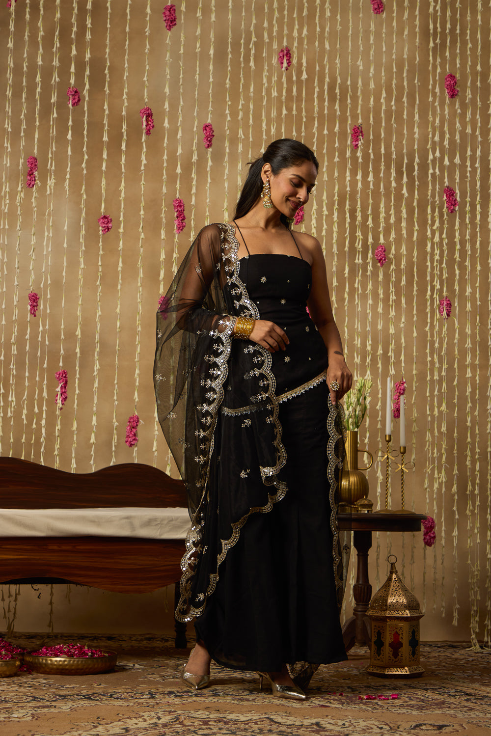 Jhoom Midnight Corset Kurta Set