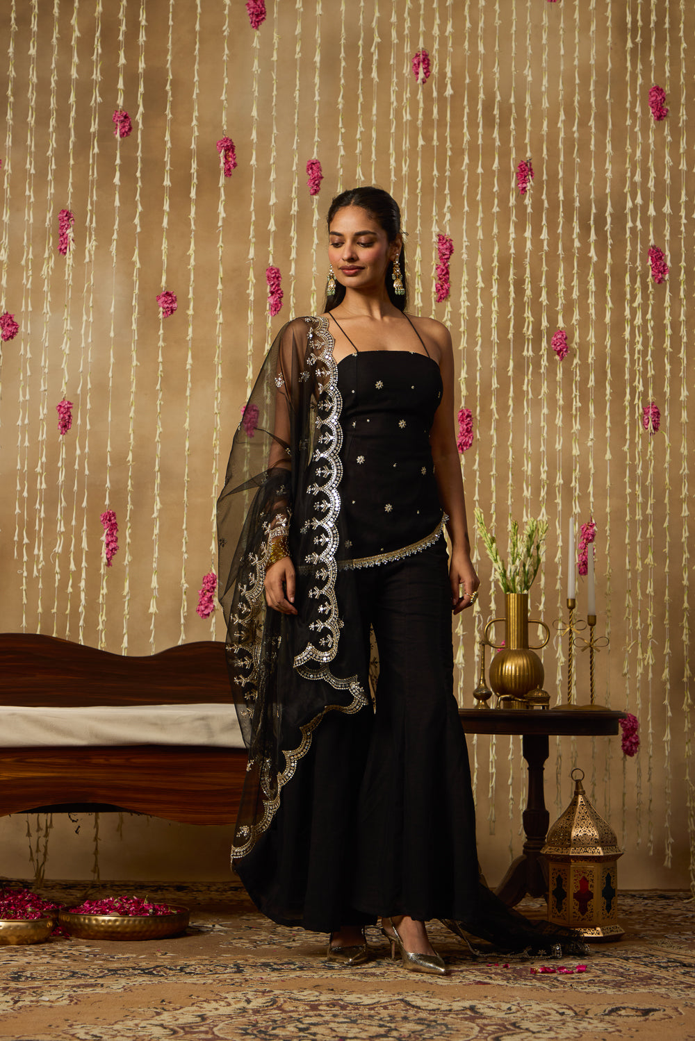 Jhoom Midnight Corset Kurta Set