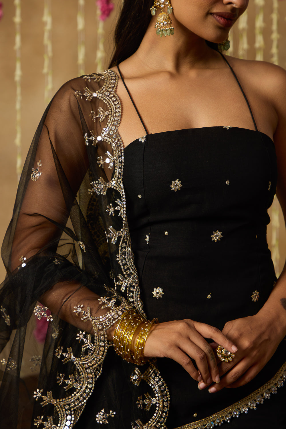 Jhoom Midnight Corset Kurta Set