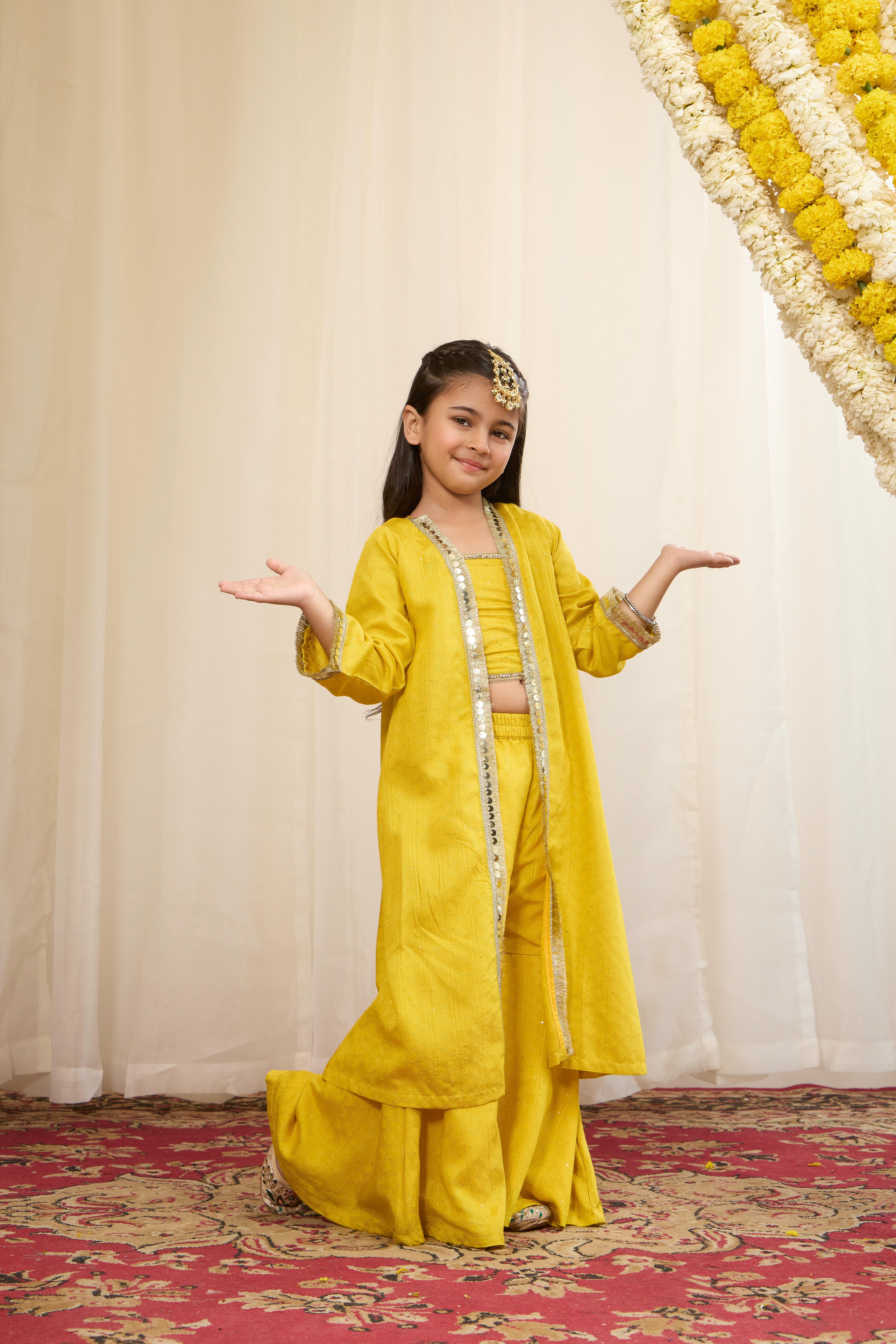 Alaya Kids Yellow Overlay Set