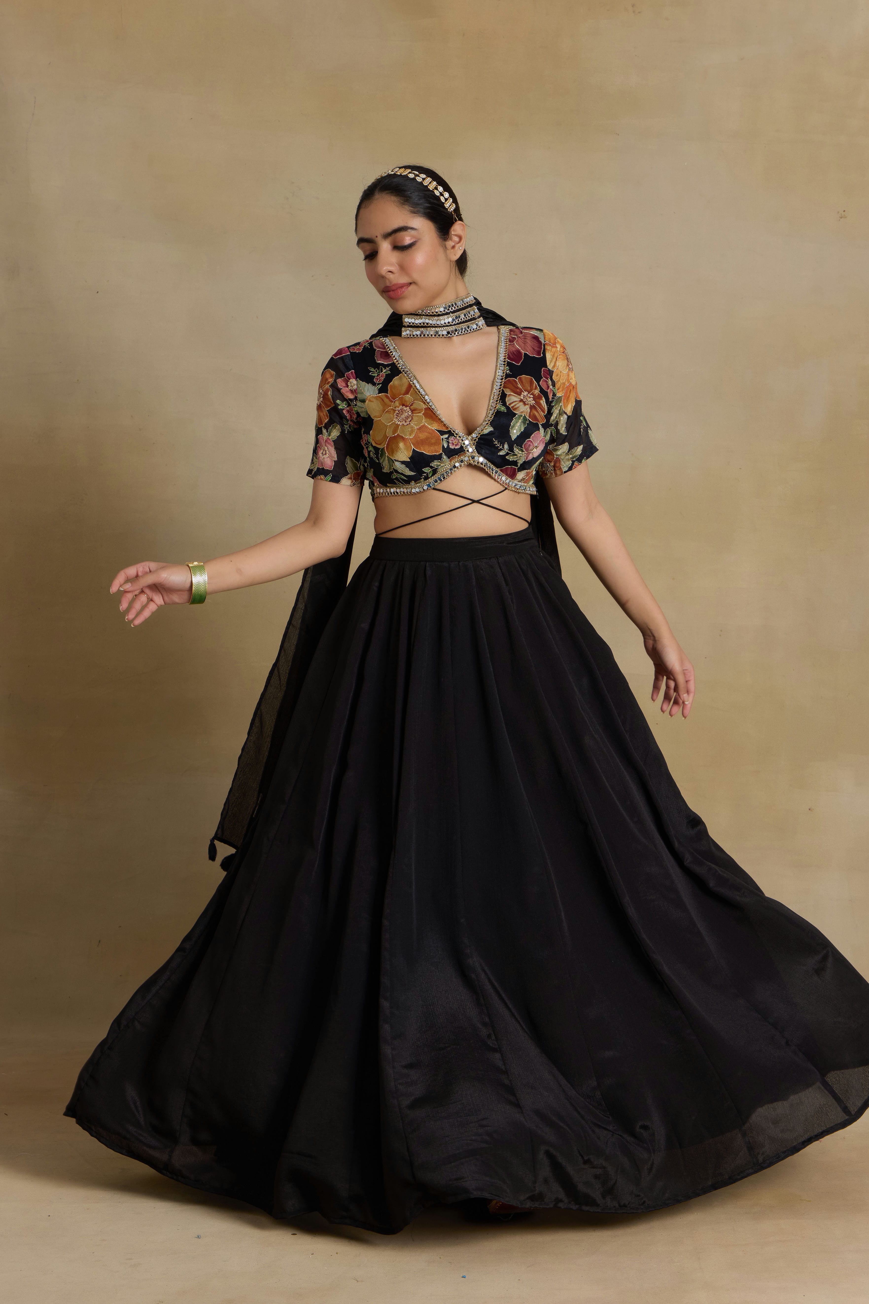 Alaya Noor Midnight Muse Lehenga Set