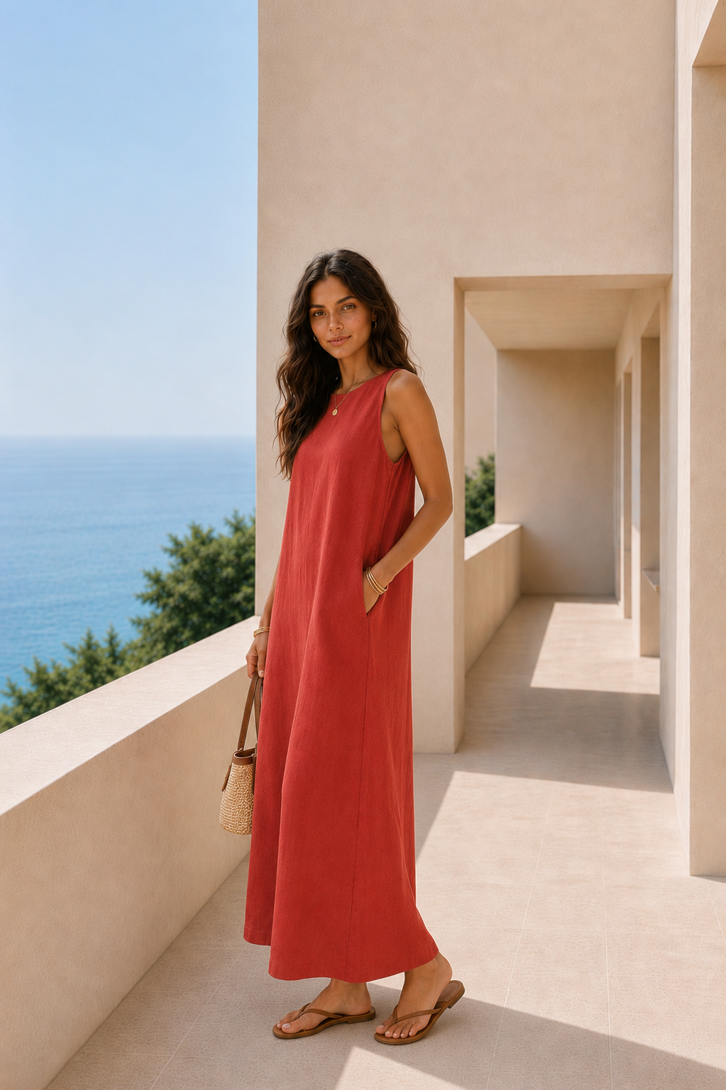 Tokyo Brick Ease Dress