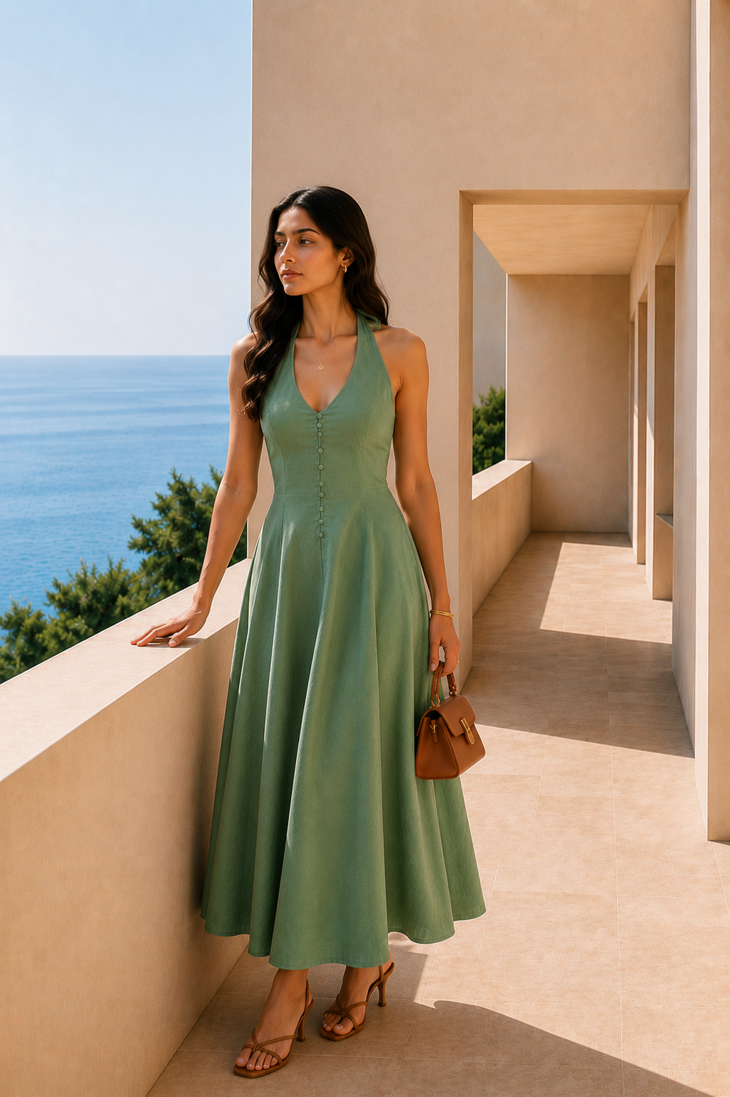 Tokyo Fern Glow Dress