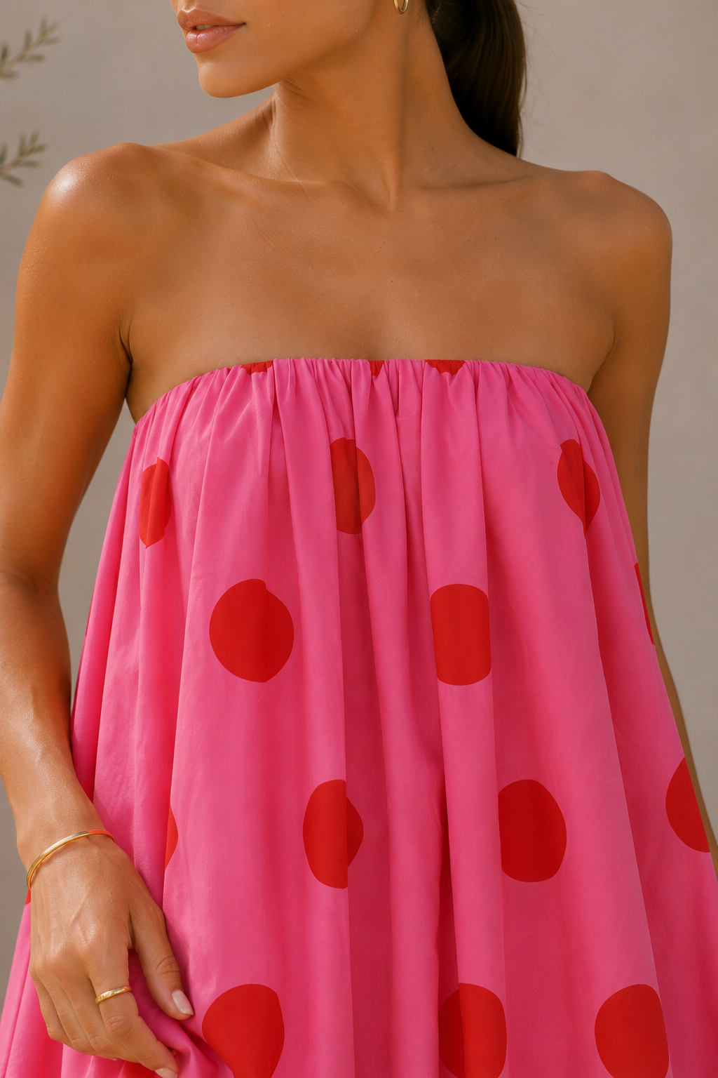 Amalfi Polka Bubble Short Dress