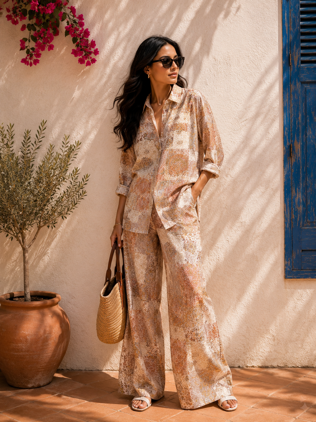 Aahista Terracotta Co-ord Set