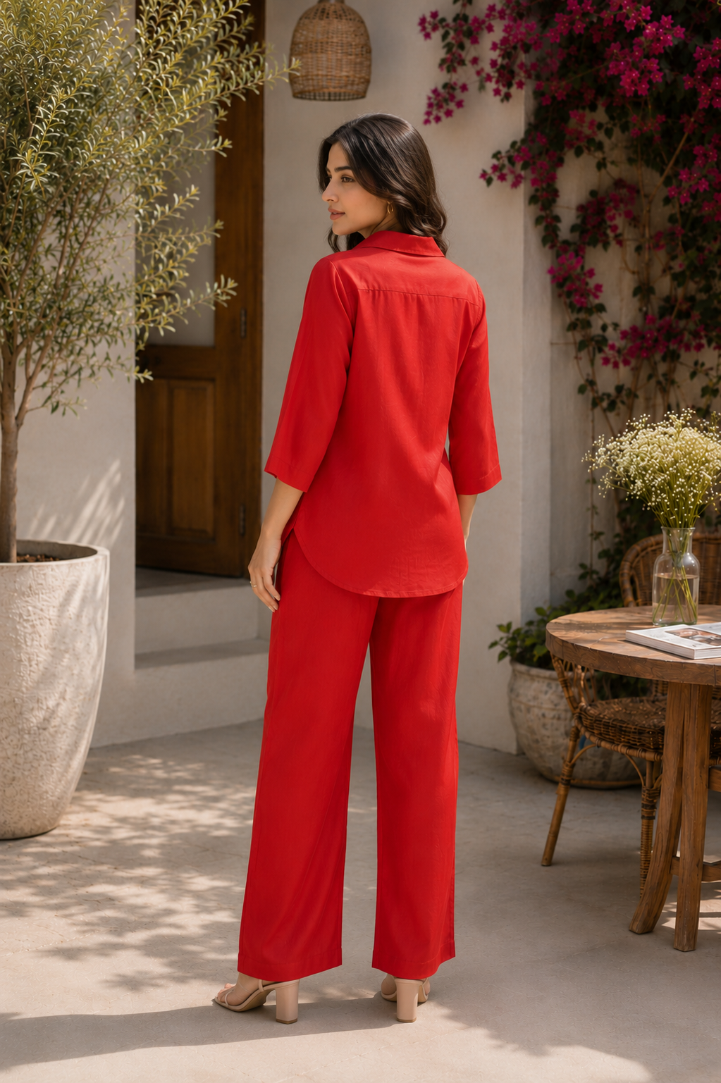 Alaya Select Red Embroidered Co-ord Set 2