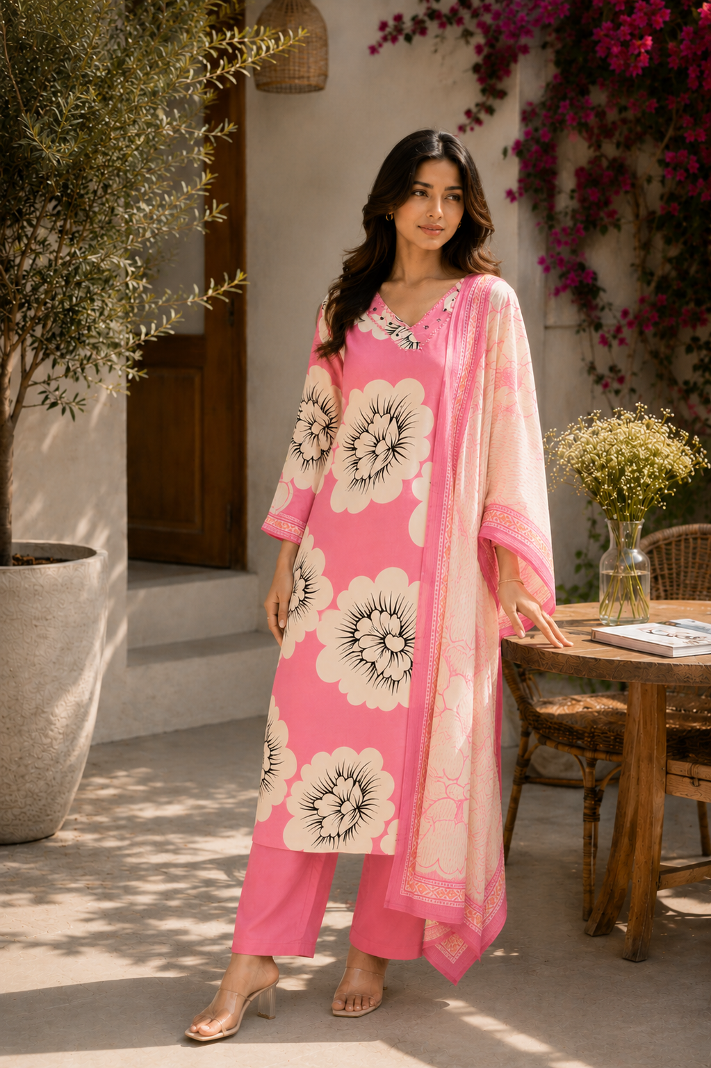 Alaya Select Blush Bloom Kurta Set 1