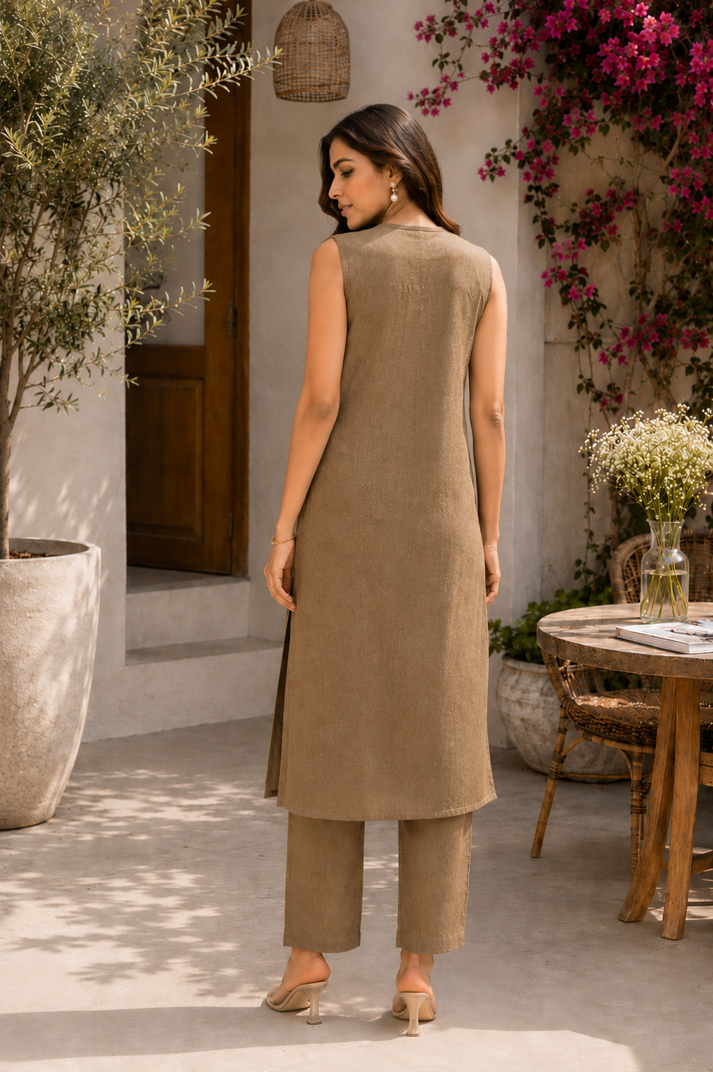 Alaya Select Olive Detail Co-ord Set 5